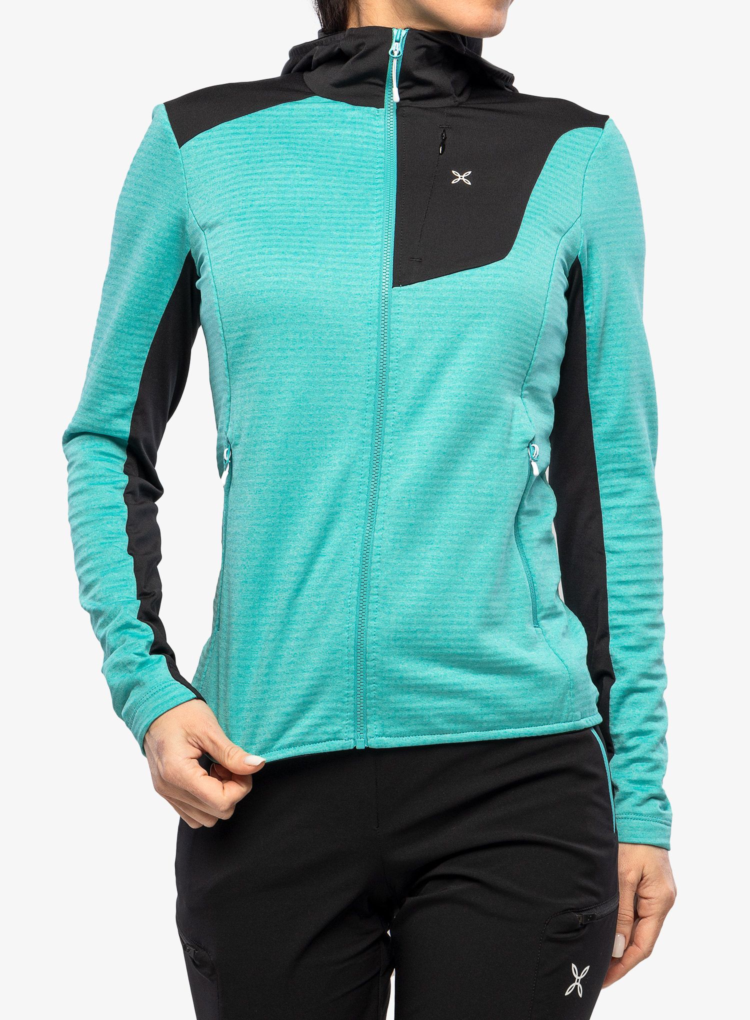 Ženska jopica Montura Thermal Grid Pro Hoody Maglia - care blue