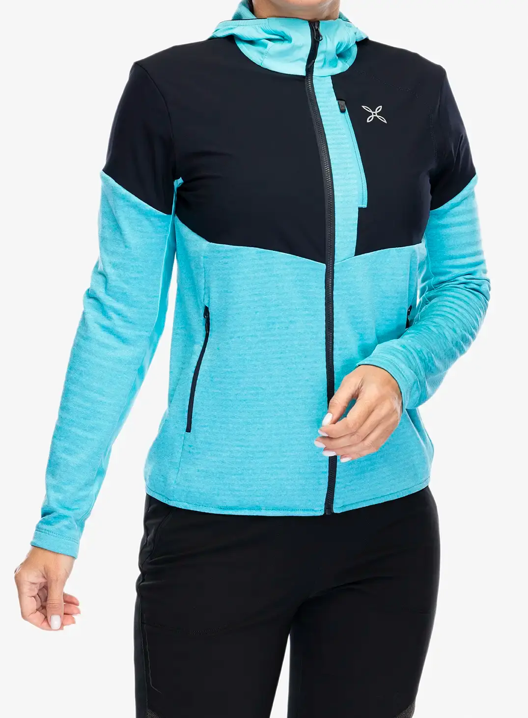 Ženska jopica Montura Thermalgrid Pro 2 Maglia - turquoise/graphite blue