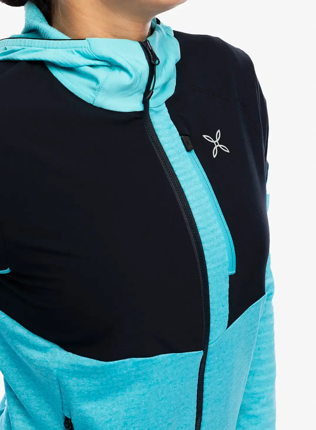 Ženska jopica Montura Thermalgrid Pro 2 Maglia - turquoise/graphite blue