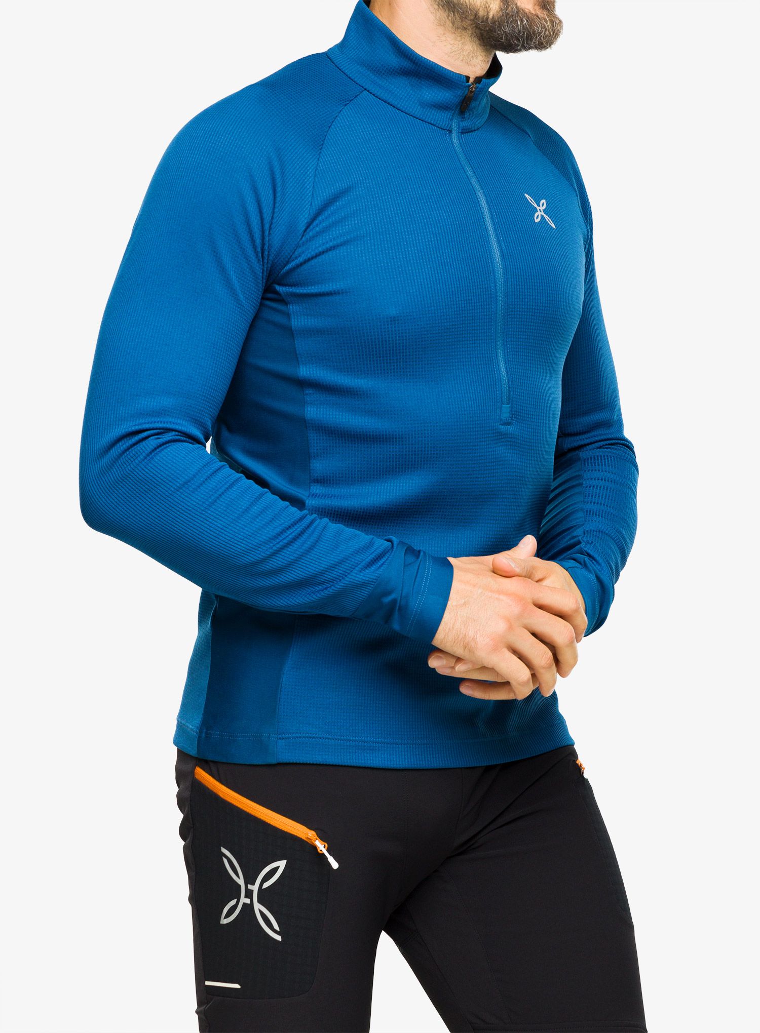 Puloverji brez kapuce Montura Thermic 2 Maglia - deep blue