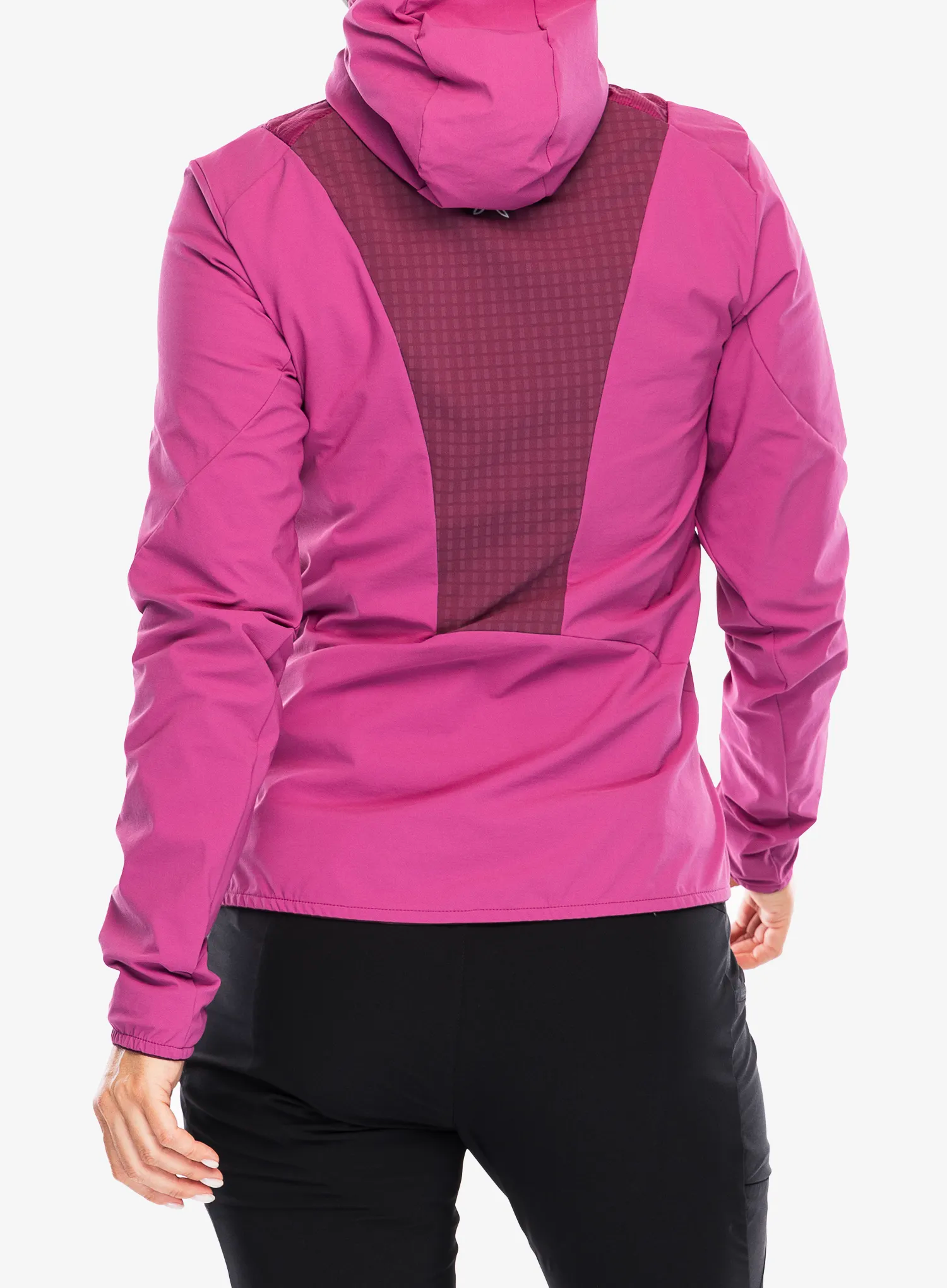Ženska hibridna jakna Montura Trace Hybrid Jacket - baton rouge/wine red