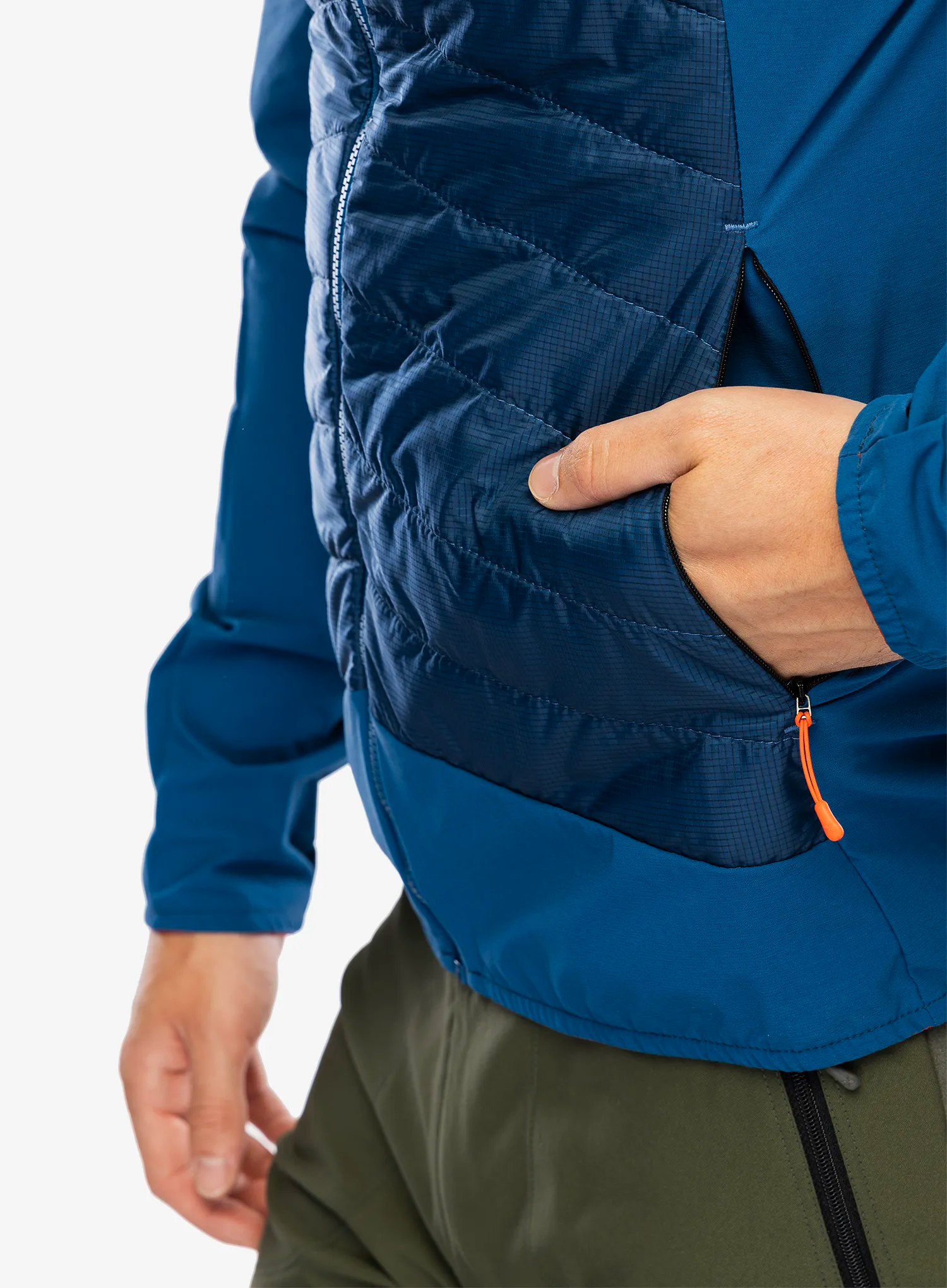 Hibridna jakna Montura Trace Hybrid Jacket - deep blue/orange