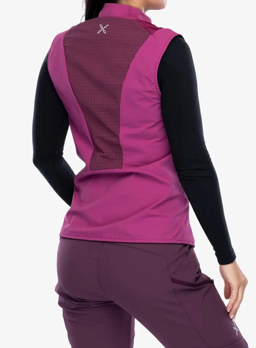 Ženski brezrokavnik Montura Trace Hybrid Vest - baton rouge/wine red