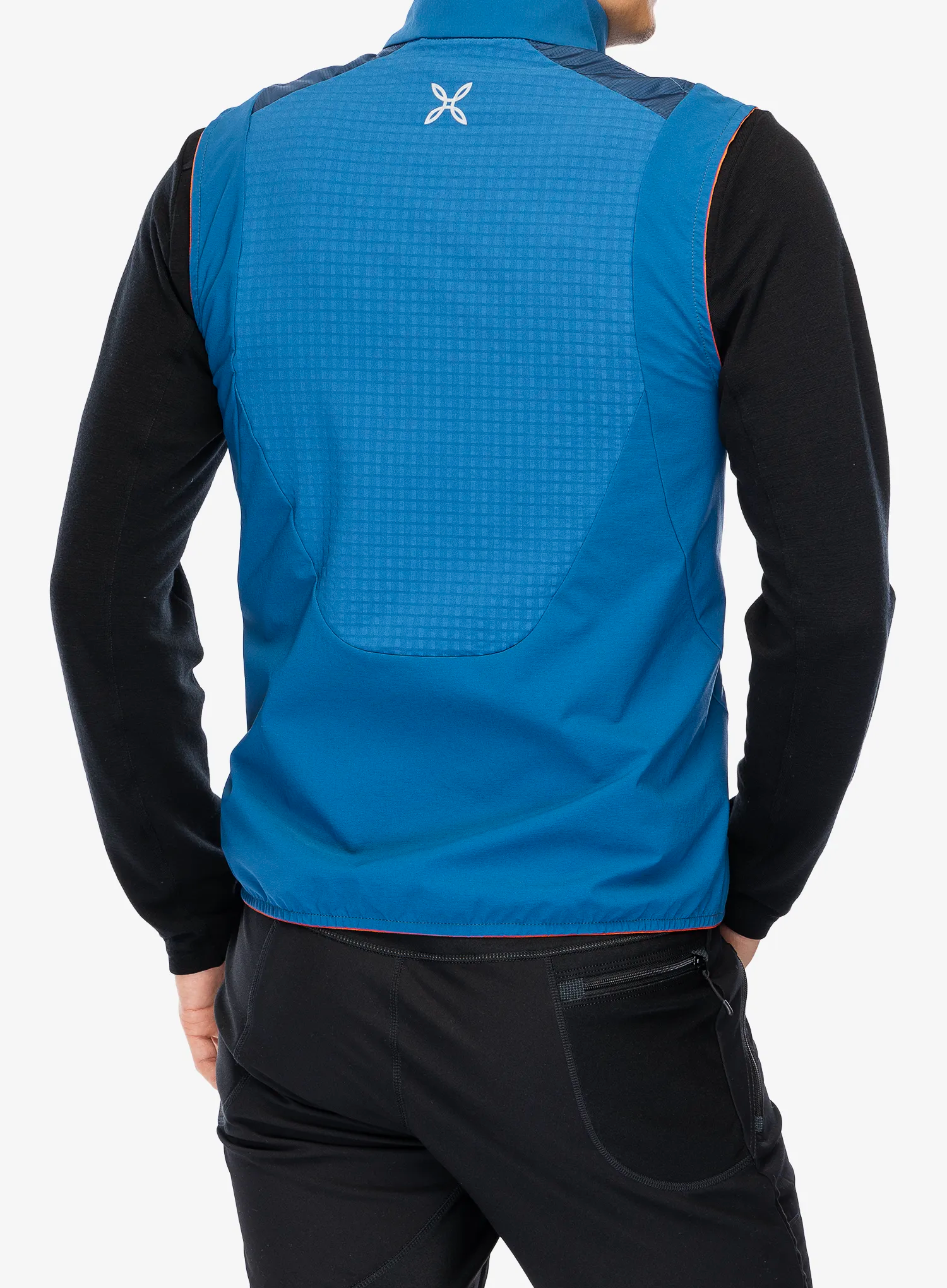 Brezrokavnik Montura Trace Hybrid Vest - deep blue/orange