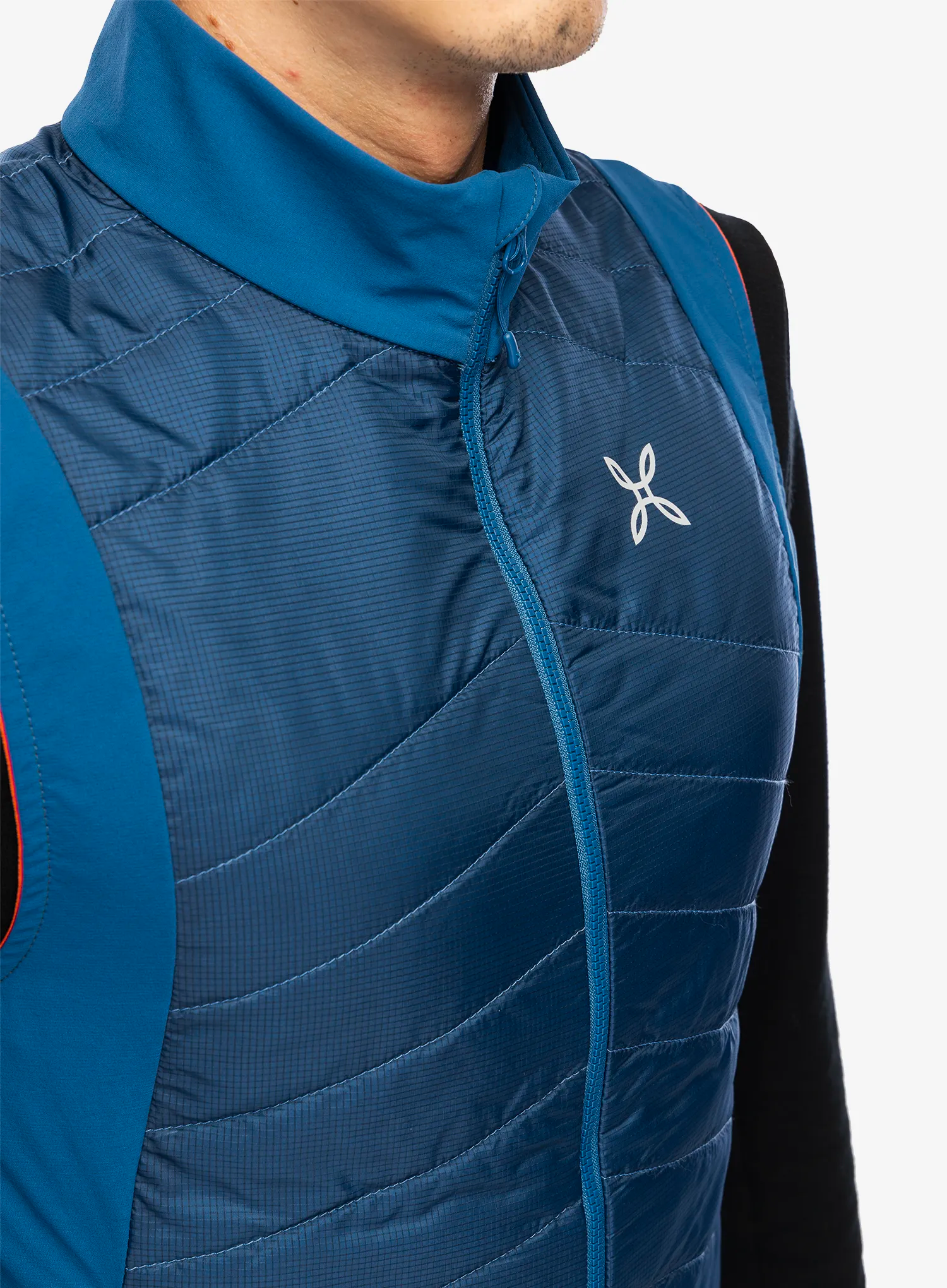 Brezrokavnik Montura Trace Hybrid Vest - deep blue/orange
