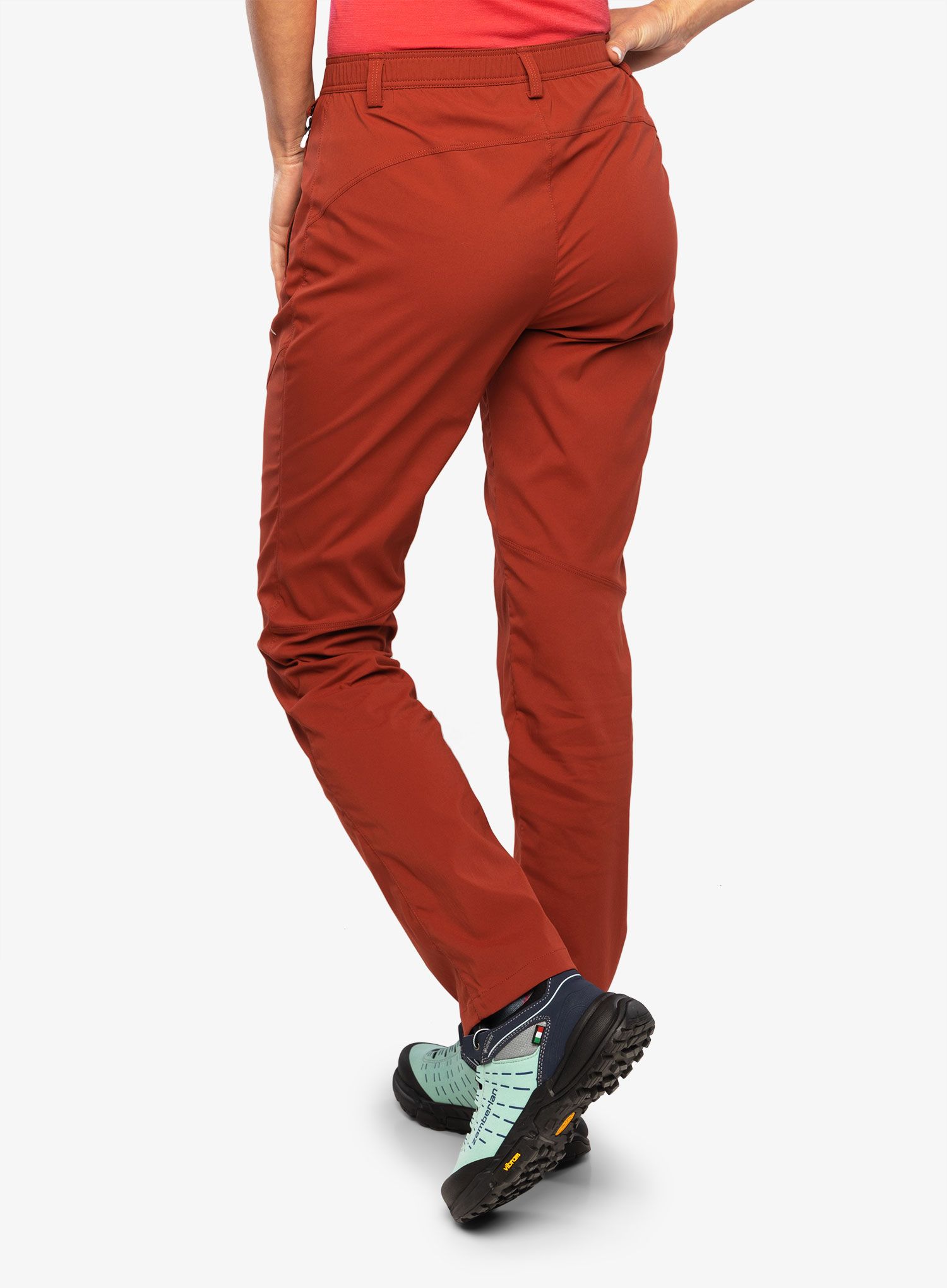 Ženske treking hlače Montura Travel Geo Pants - tobacco