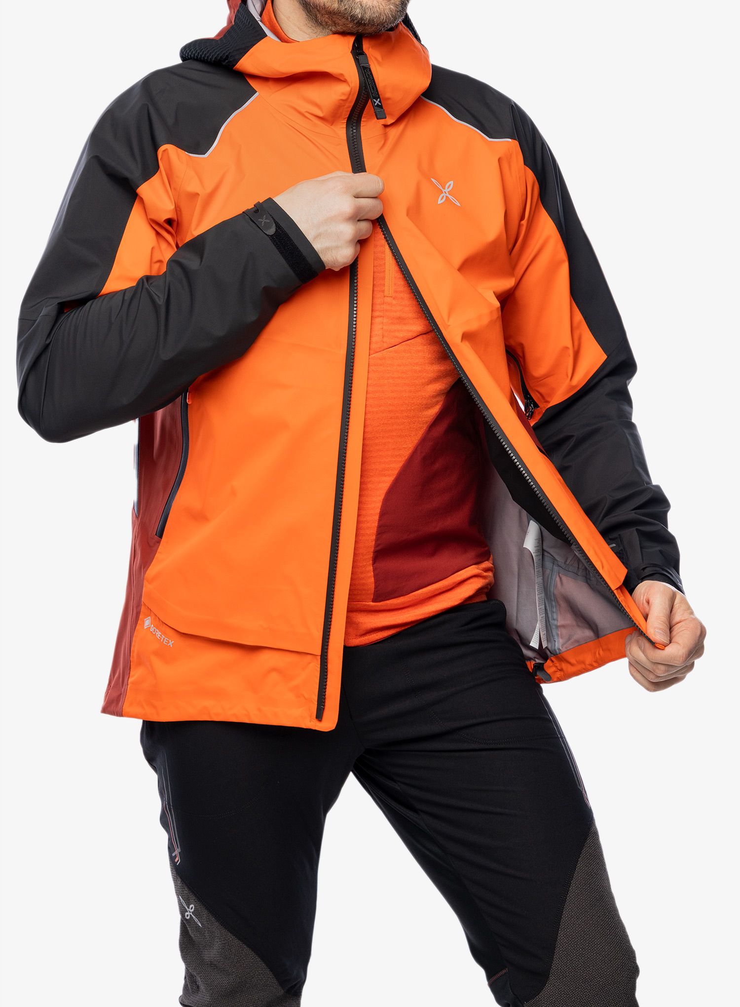 GORE-TEX jakna Montura Tribute Jacket - bright orange/tobacco