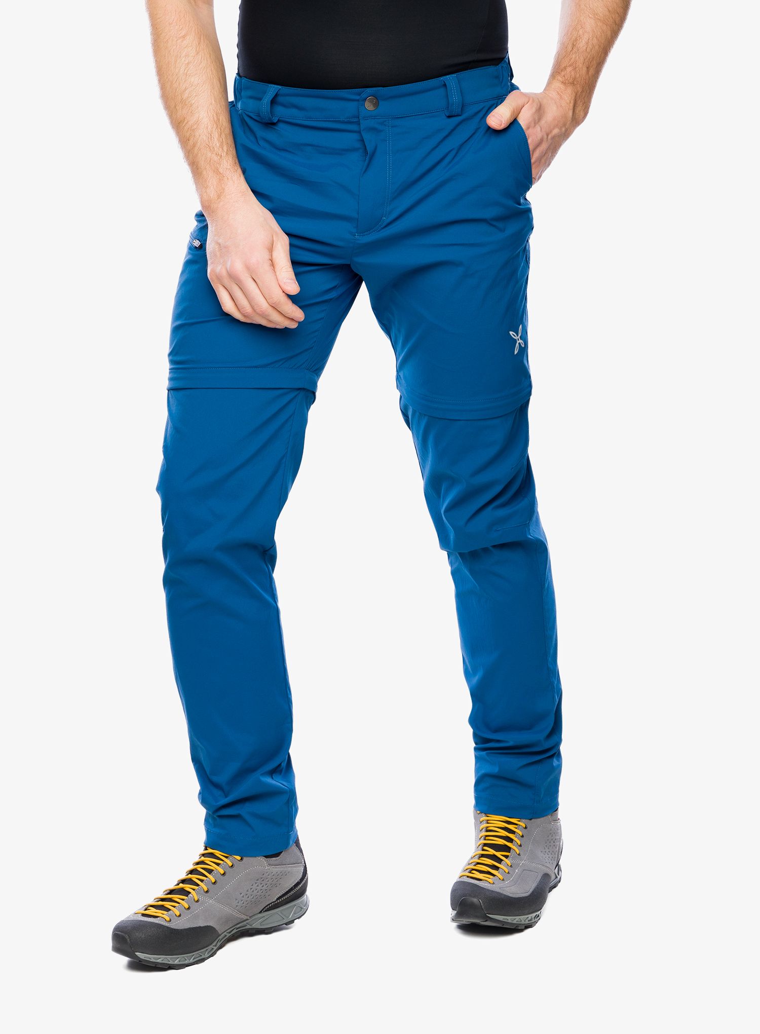 Hlače z odstranljivimi hlačnicami Montura Valbruna Zip Off Pants - deep blue