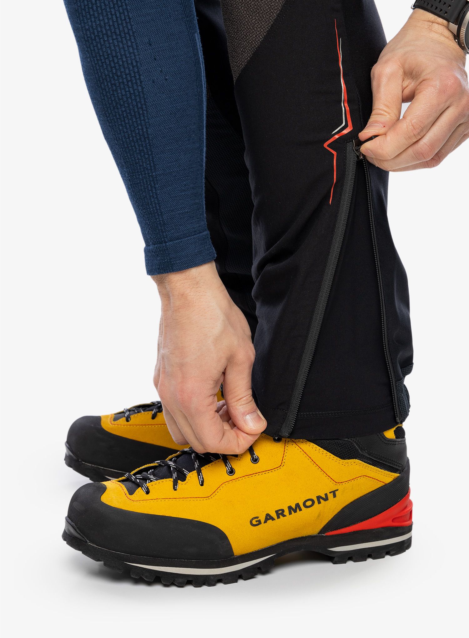 Pohodne hlače Montura Vertigo 2.0 Pants - black/red