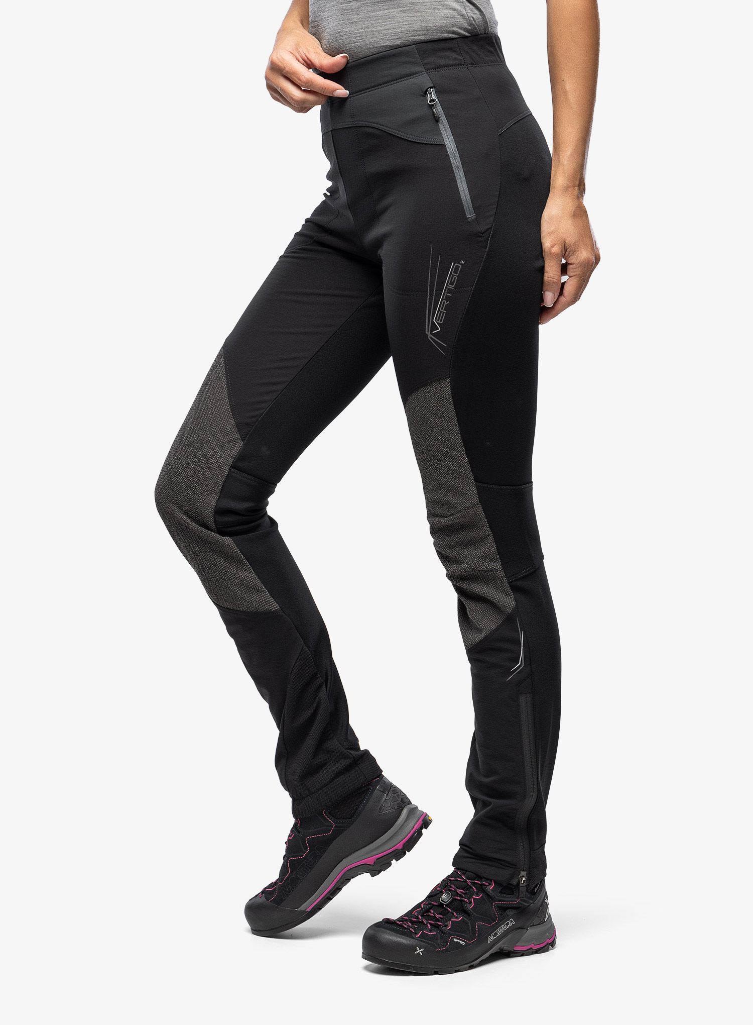 Ženske treking hlače Montura Vertigo 2 Pants - black/lead