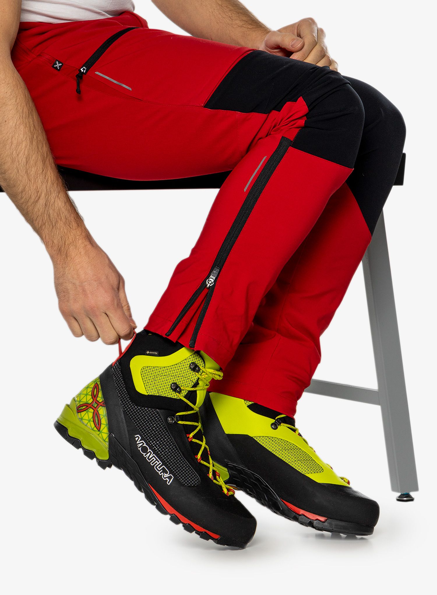 Moški planinski čevlji Montura Vertigo GTX - acid green/green leaf