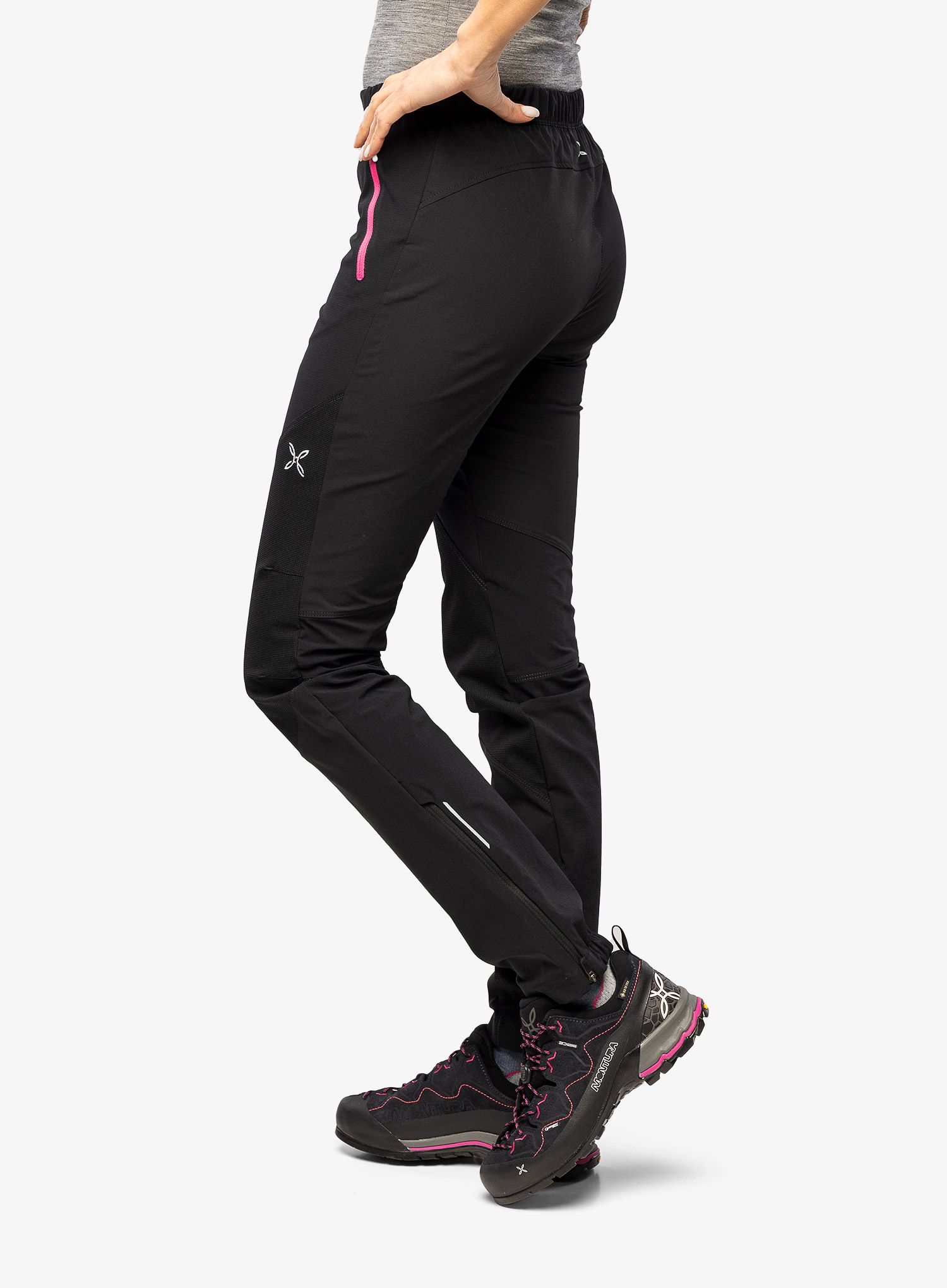 Ženske treking hlače Montura Vertigo Light 2 Pants - nero/intense violet
