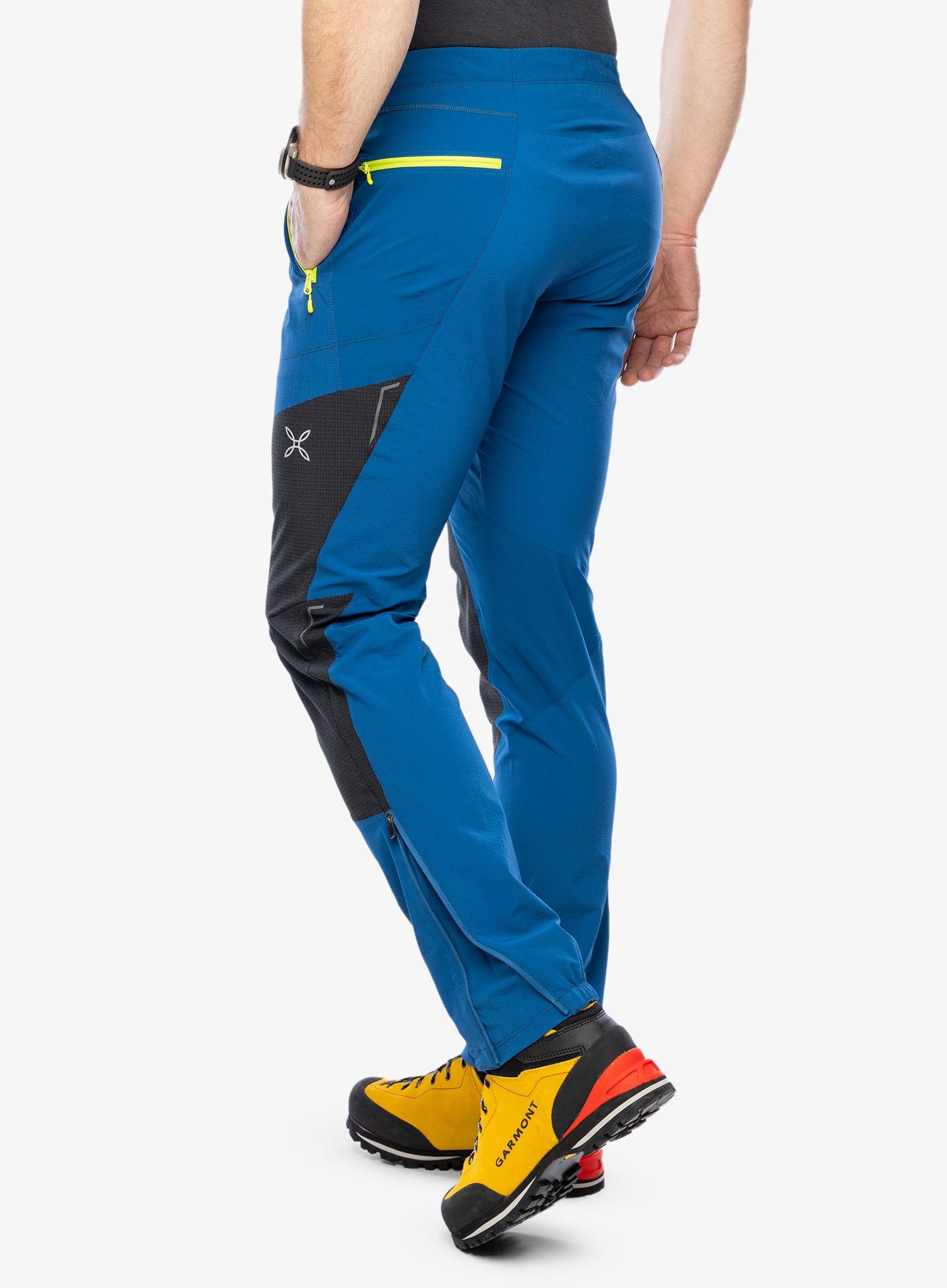Plezalne hlače Montura Vertigo Tekno Pants - deep blue/lime green