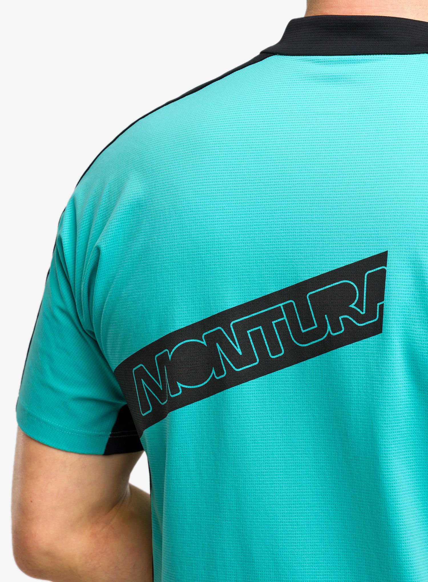 Kolesarska majica Montura Way Zip T-Shirt - light blue/black