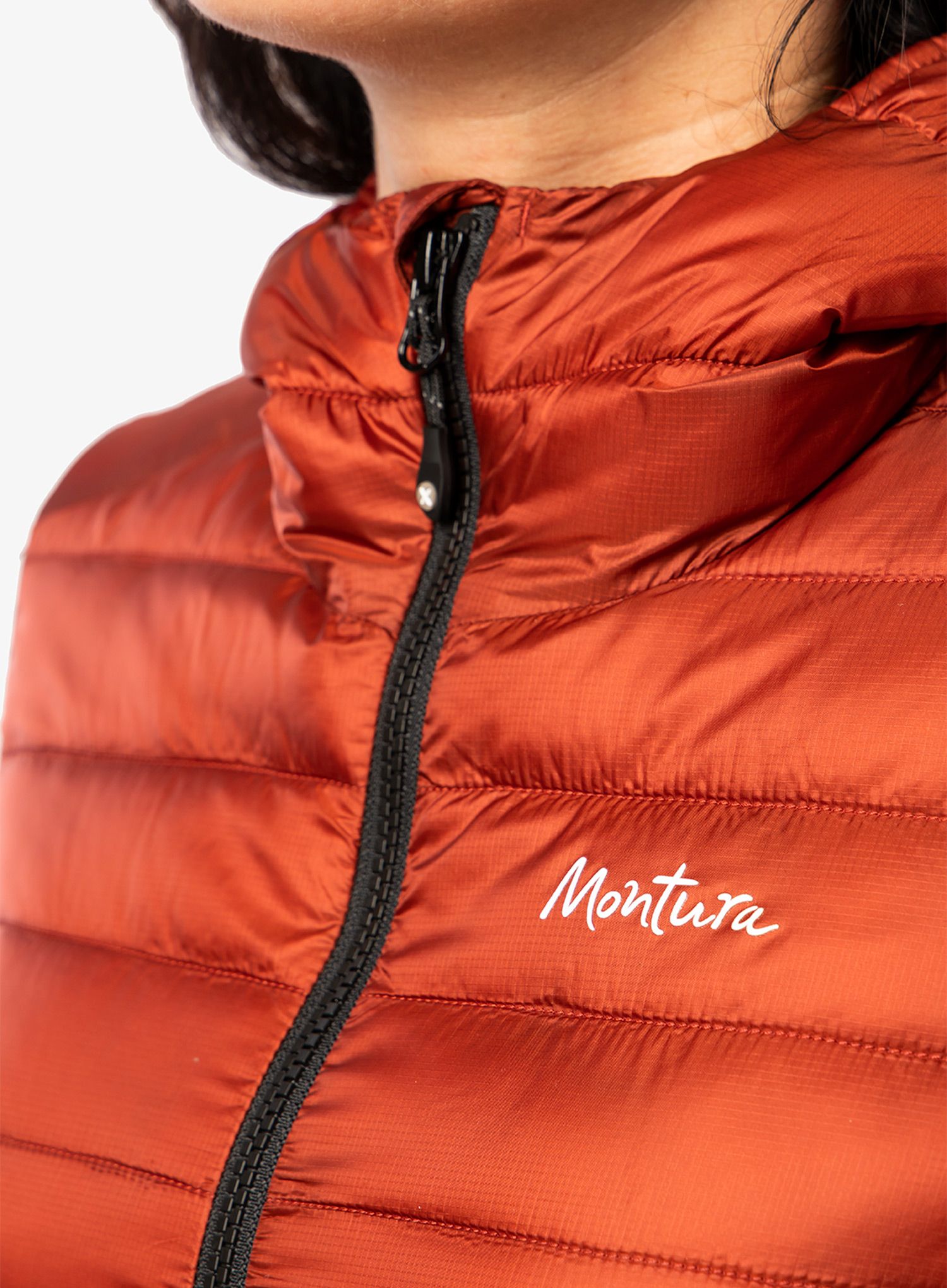 Ženska hibridna jakna Montura Wool Essential Hoody Jacket - tabacco