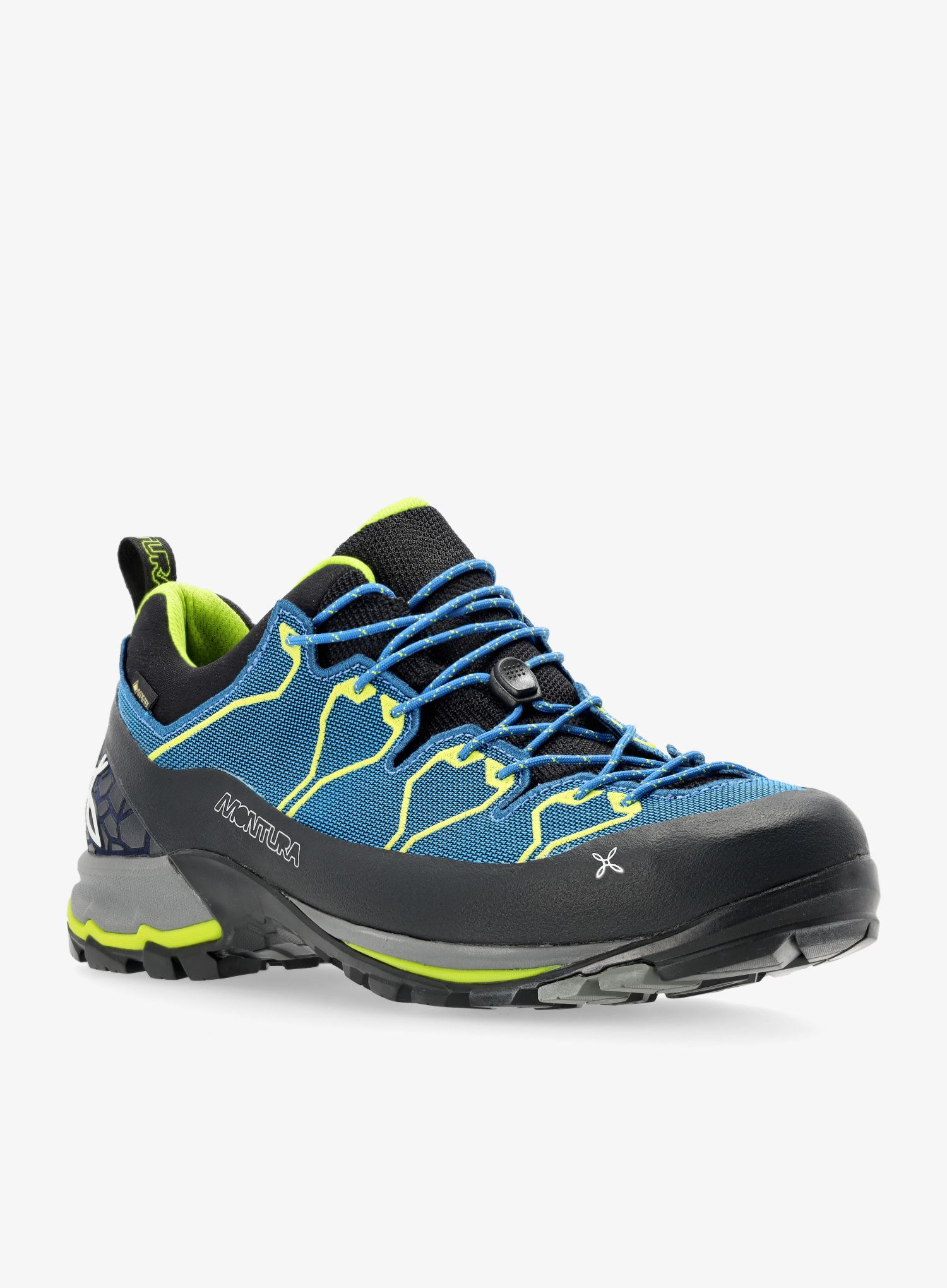 Pristopni čevlji Montura Yaru Cross GTX - teal blue/lime green