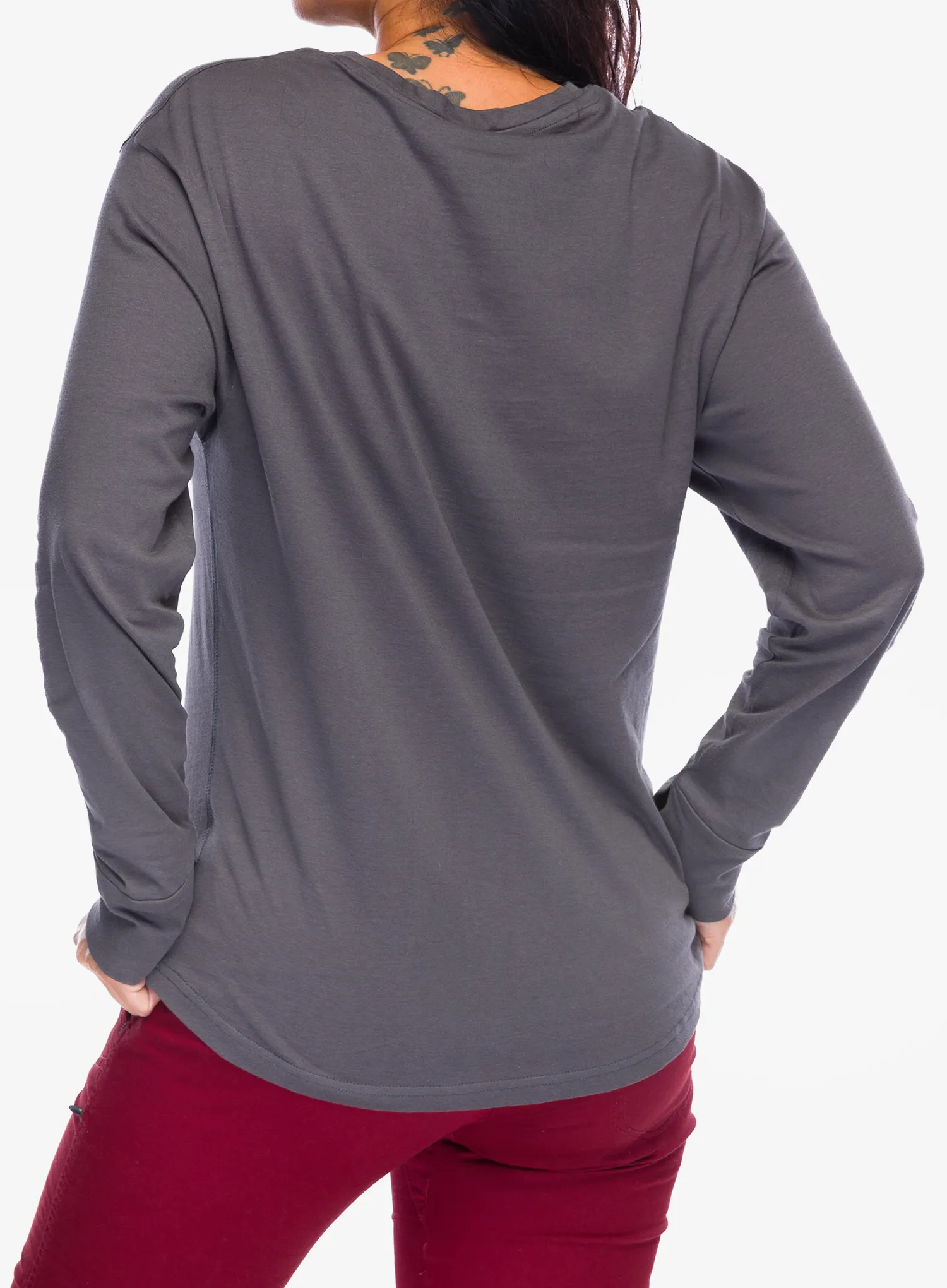 Ženski longsleeve Moon Climbing Lyra Long Sleeve - granite