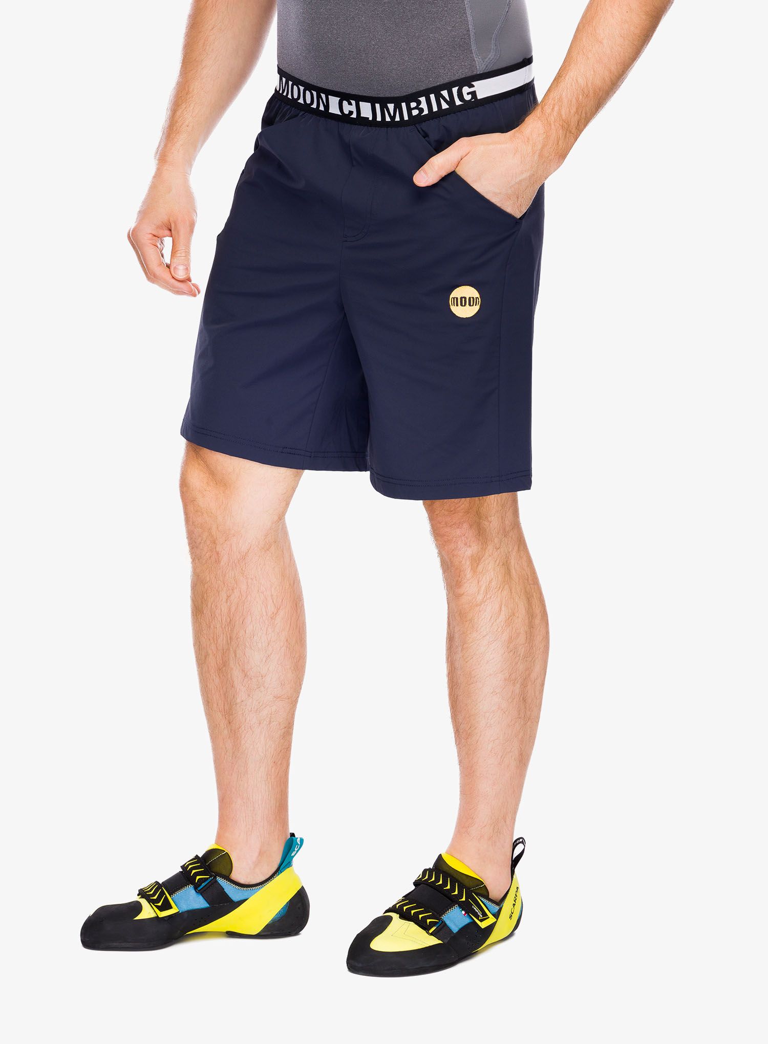 Plezalne kratke hlače Moon Climbing Samurai Short - indigo