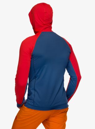 Plezalna jopa Mountain Equipment Aiguille Hooded Top - dusk/red rock