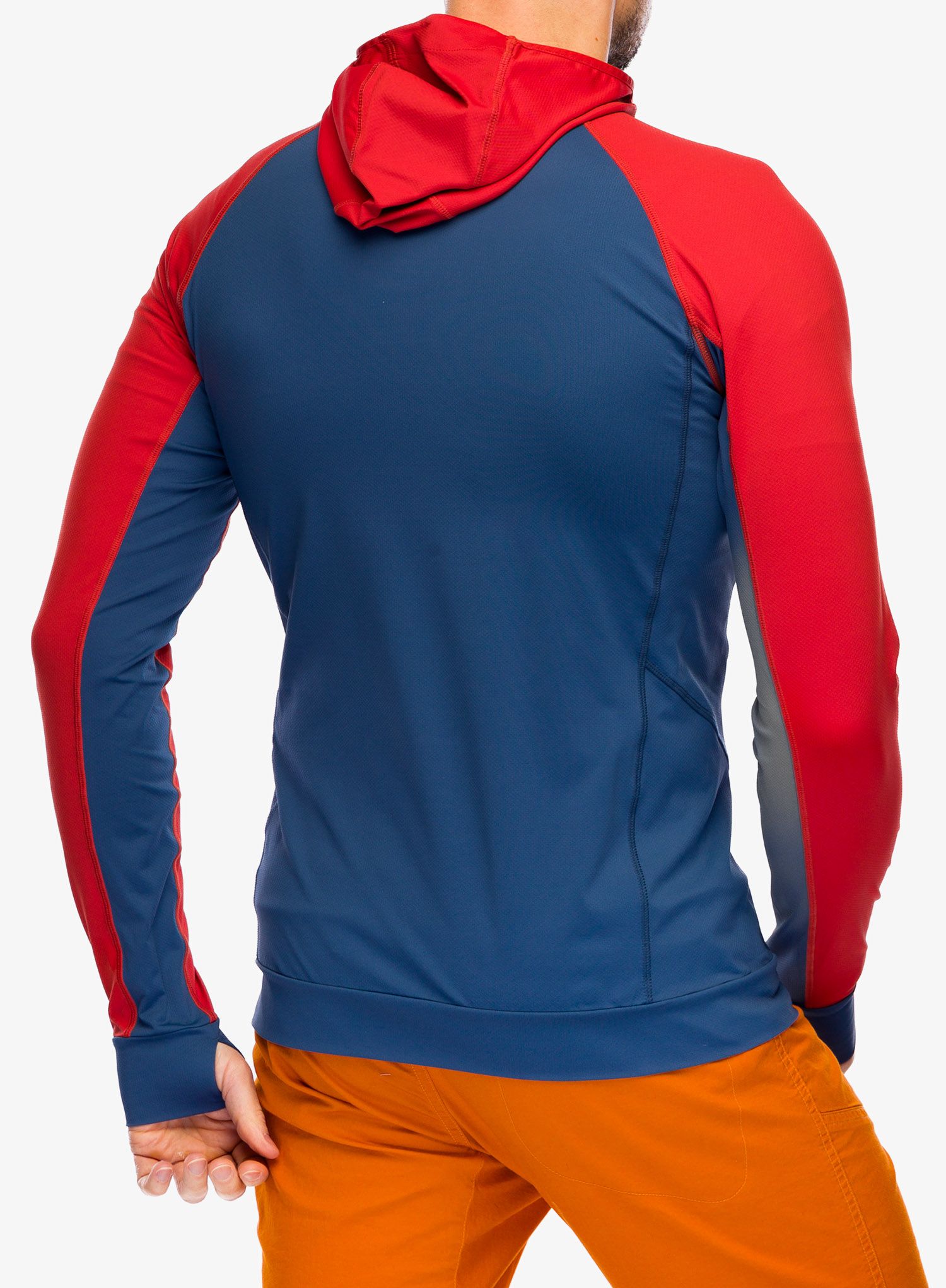 Plezalna jopa Mountain Equipment Aiguille Hooded Top - dusk/red rock
