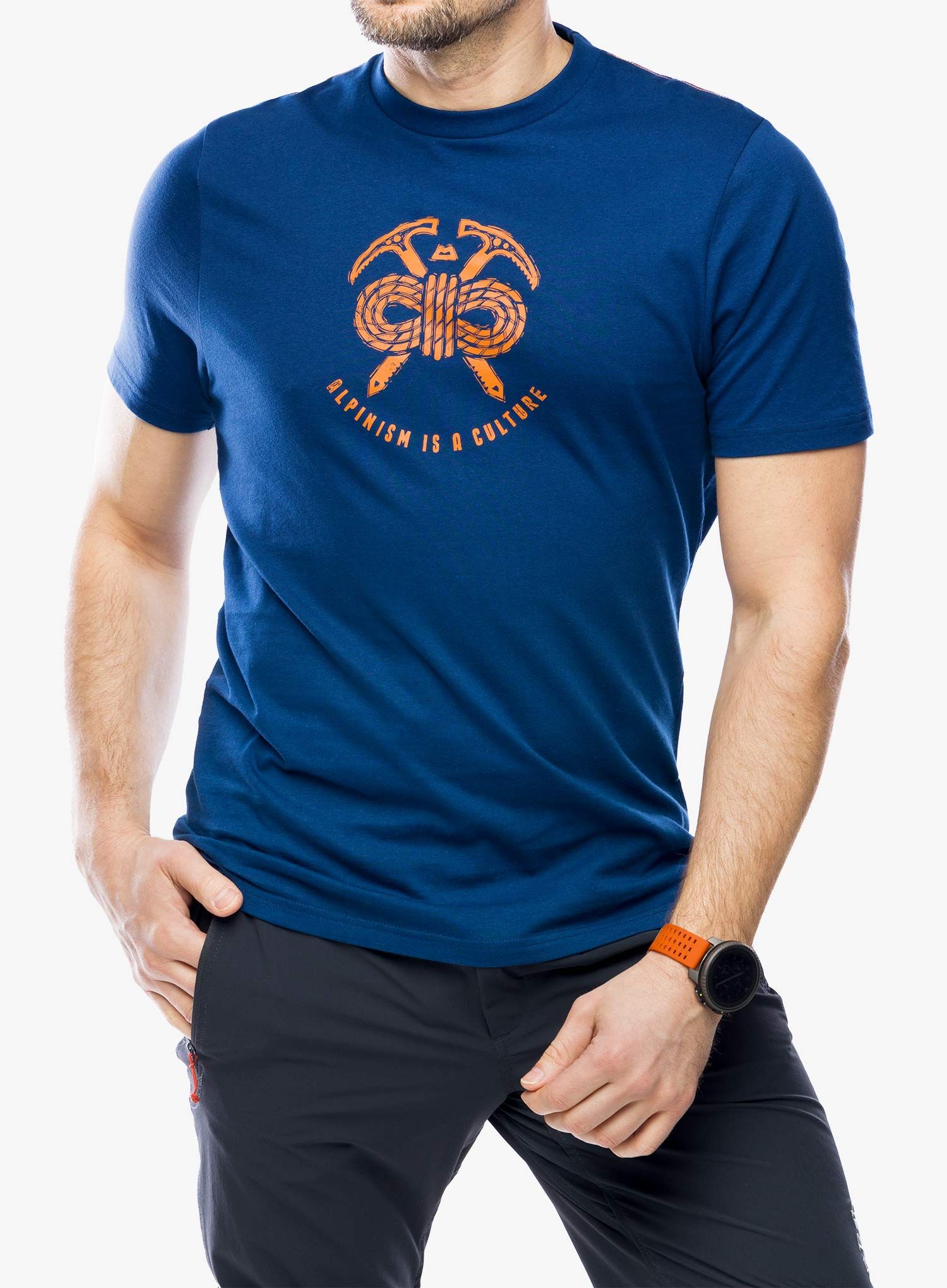 Bombažna majica Mountain Equipment Alpinism Tee - admiral blue