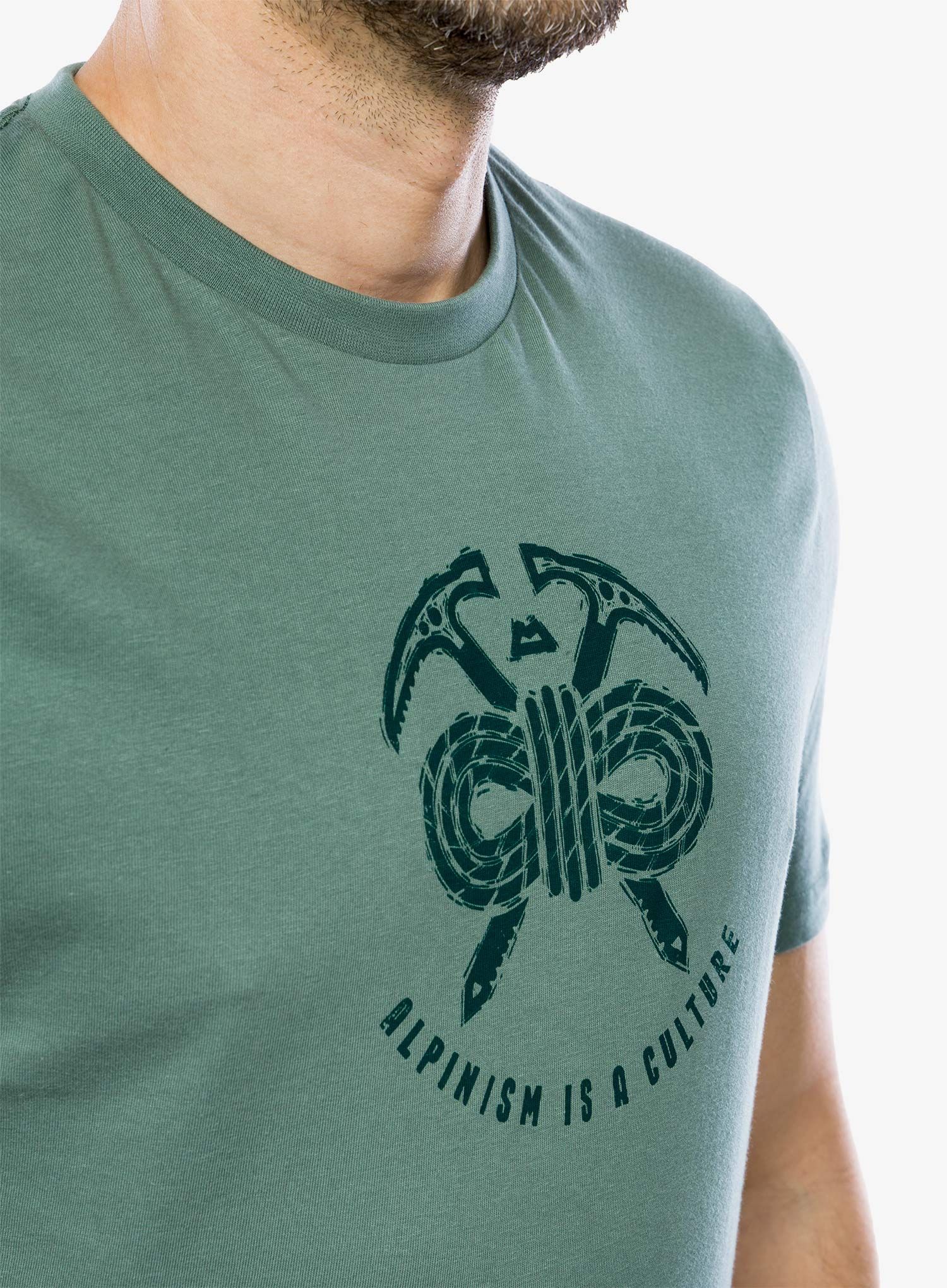 Bombažna majica Mountain Equipment Alpinism Tee - sage