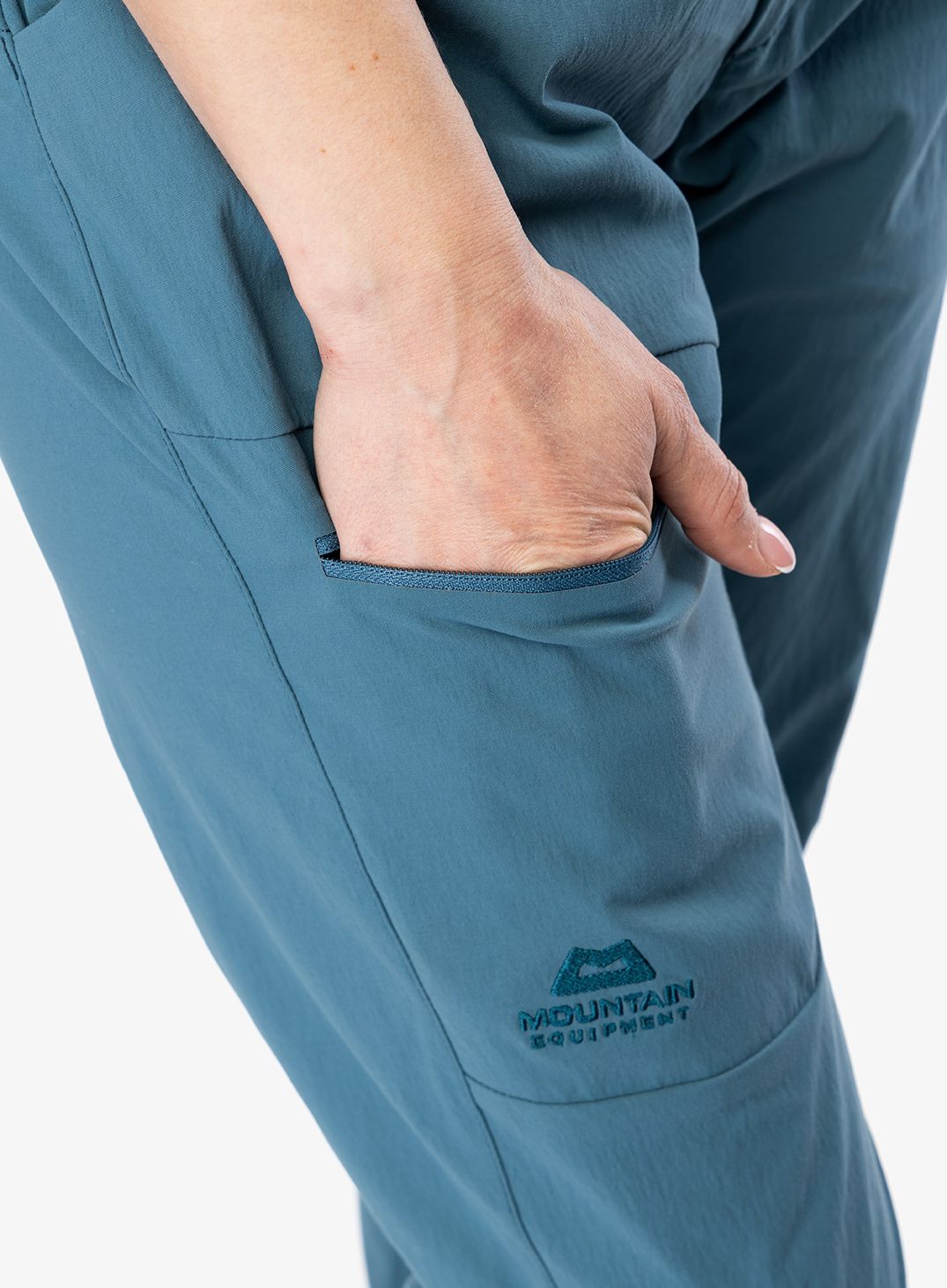 Ženske pohodniške hlače Mountain Equipment Altun Pant - indian teal