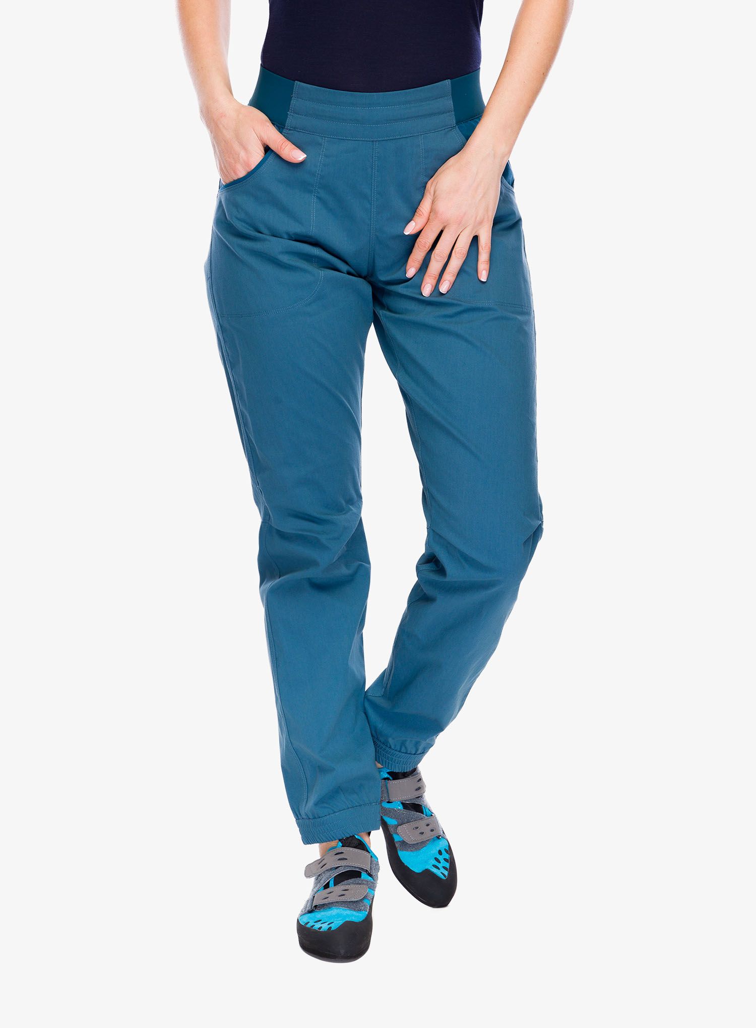Ženske plezalne hlače Mountain Equipment Anvil Pant - indian teal