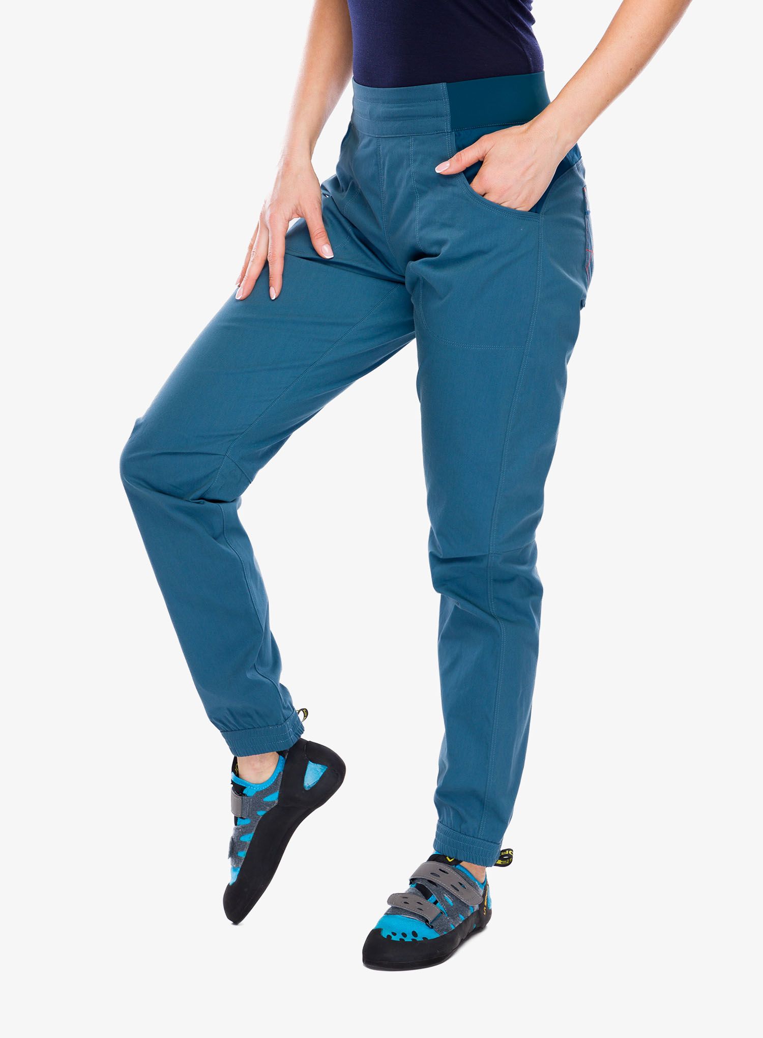 Ženske plezalne hlače Mountain Equipment Anvil Pant - indian teal