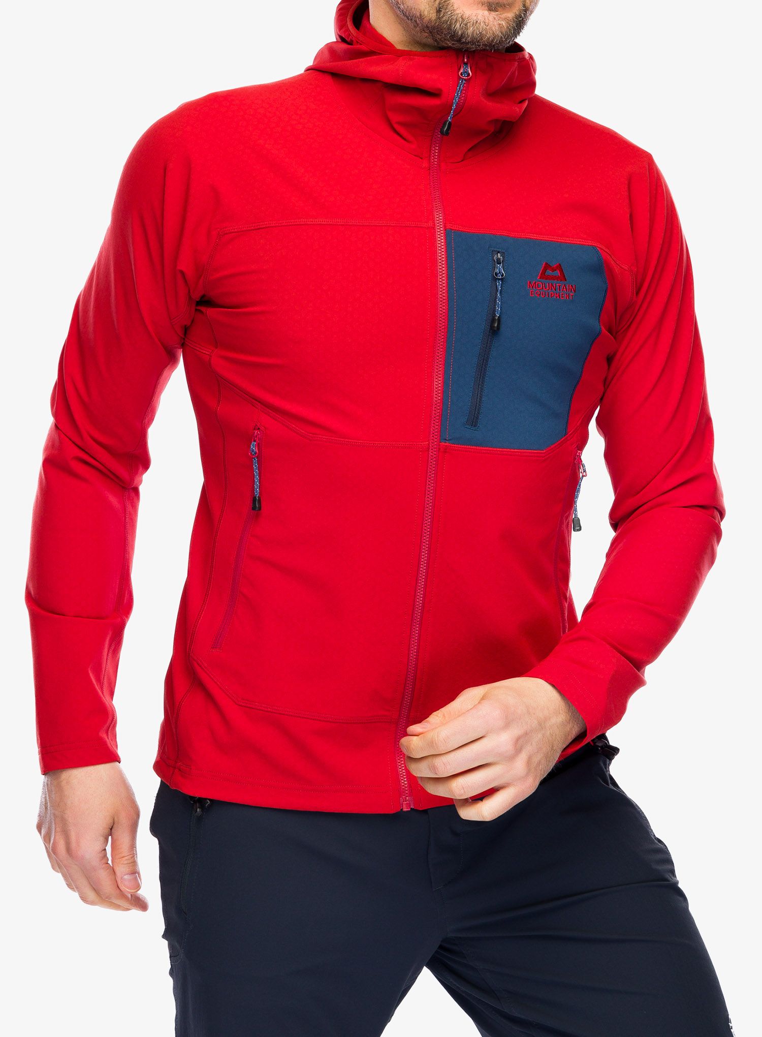 Jopica Mountain Equipment Arrow Hooded Jacket - redrock/dusk