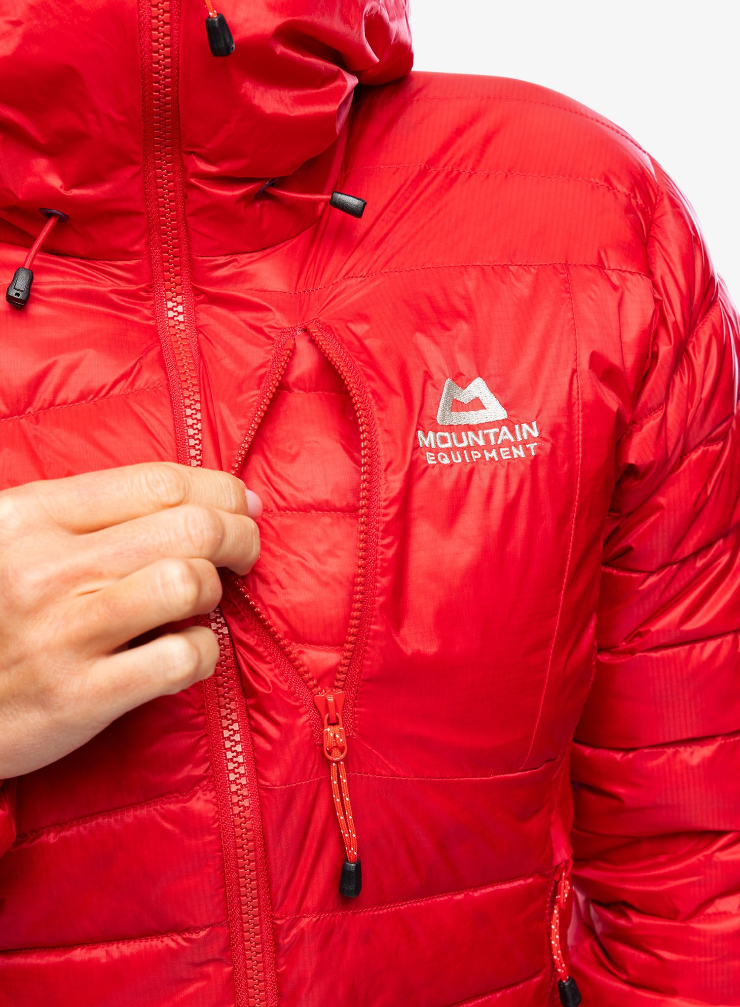 Ženska puhovka Mountain Equipment Baltoro Jacket - capsicum/majolica