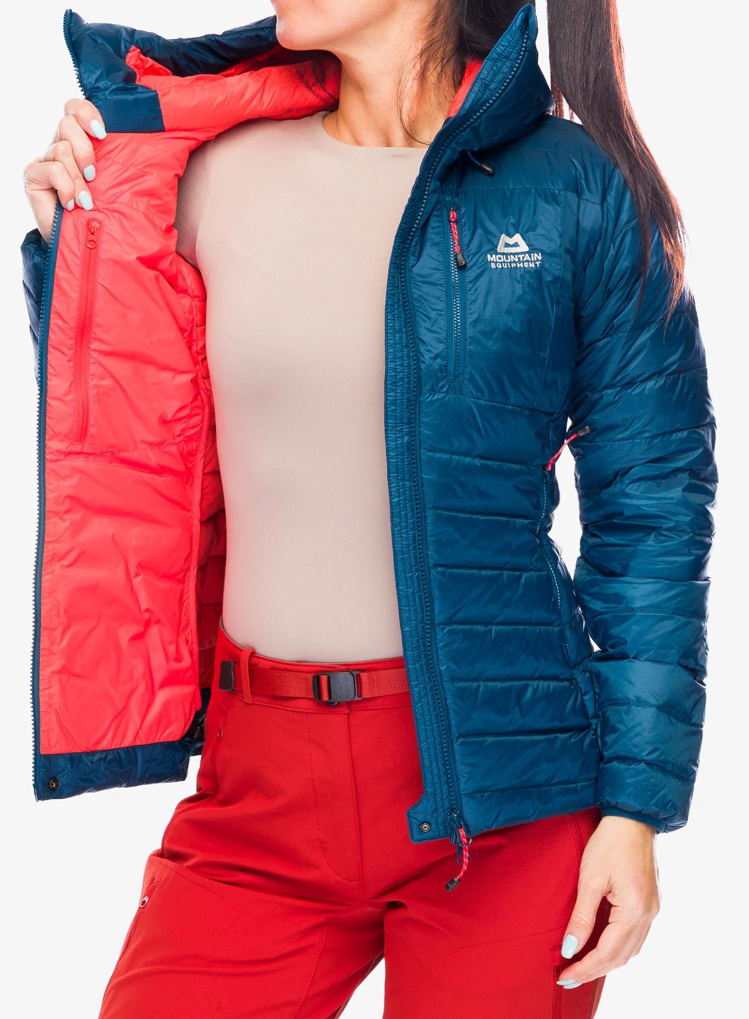 Ženska puhovka Mountain Equipment Baltoro Jacket - majolica blue
