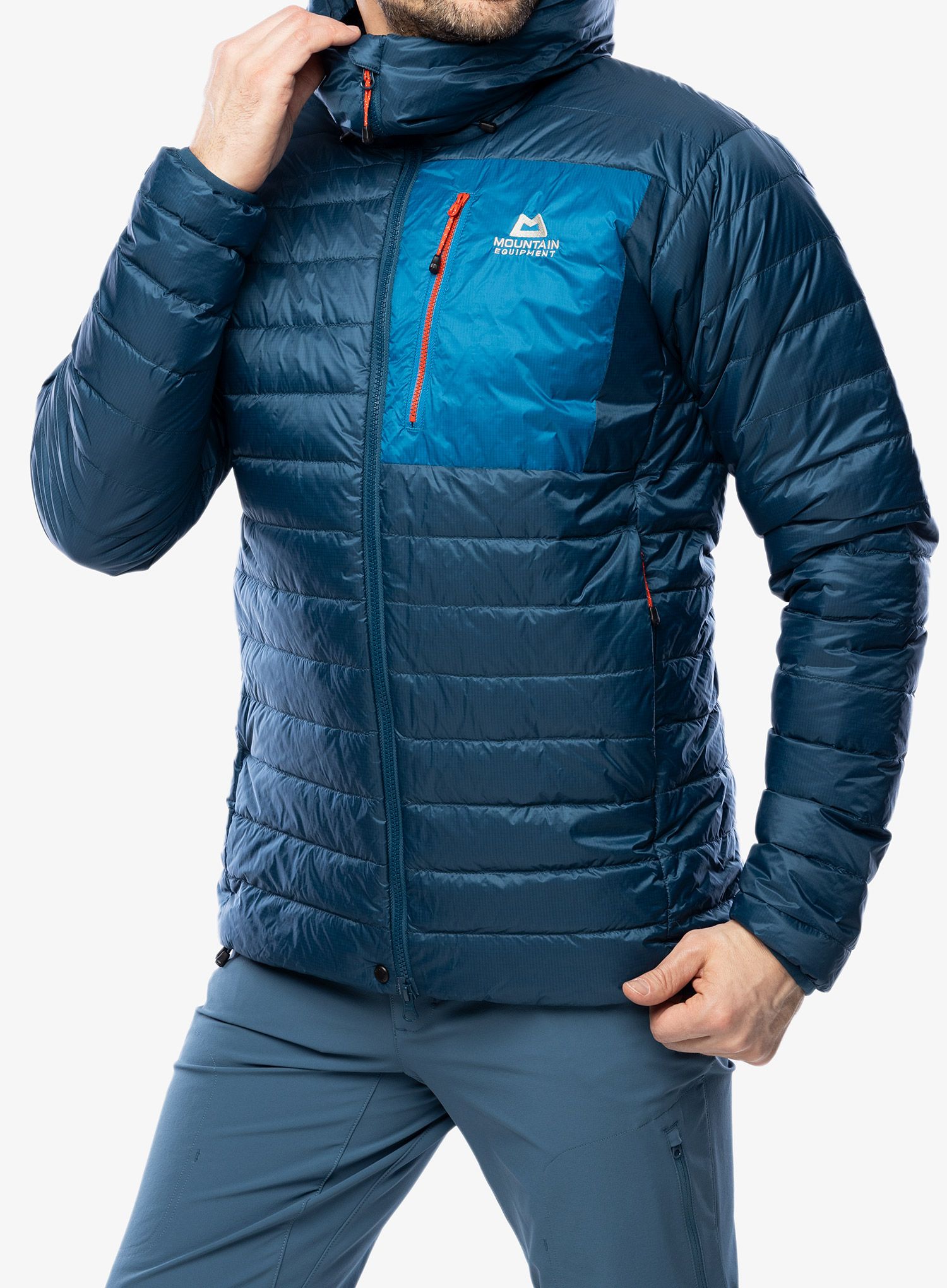 Moška puhovka Mountain Equipment Baltoro Jacket - mykonos/majolica