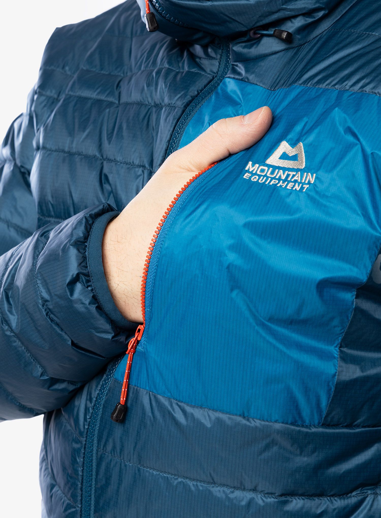 Moška puhovka Mountain Equipment Baltoro Jacket - mykonos/majolica