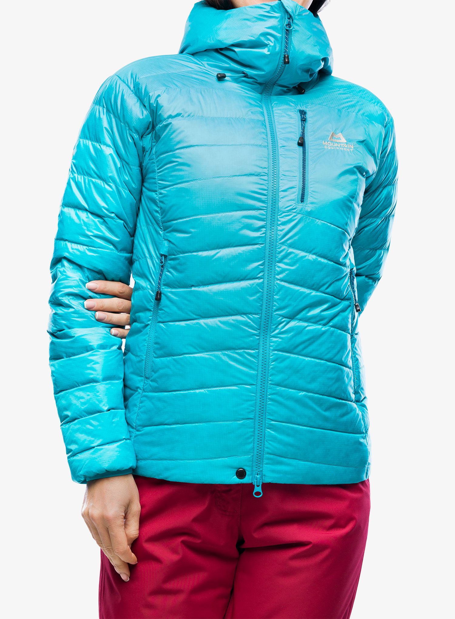 Ženska puhovka Mountain Equipment Baltoro Jacket - topaz