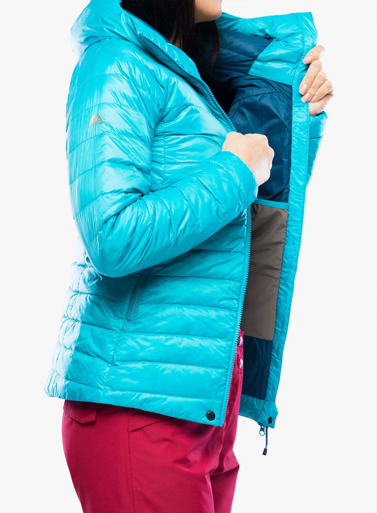 Ženska puhovka Mountain Equipment Baltoro Jacket - topaz