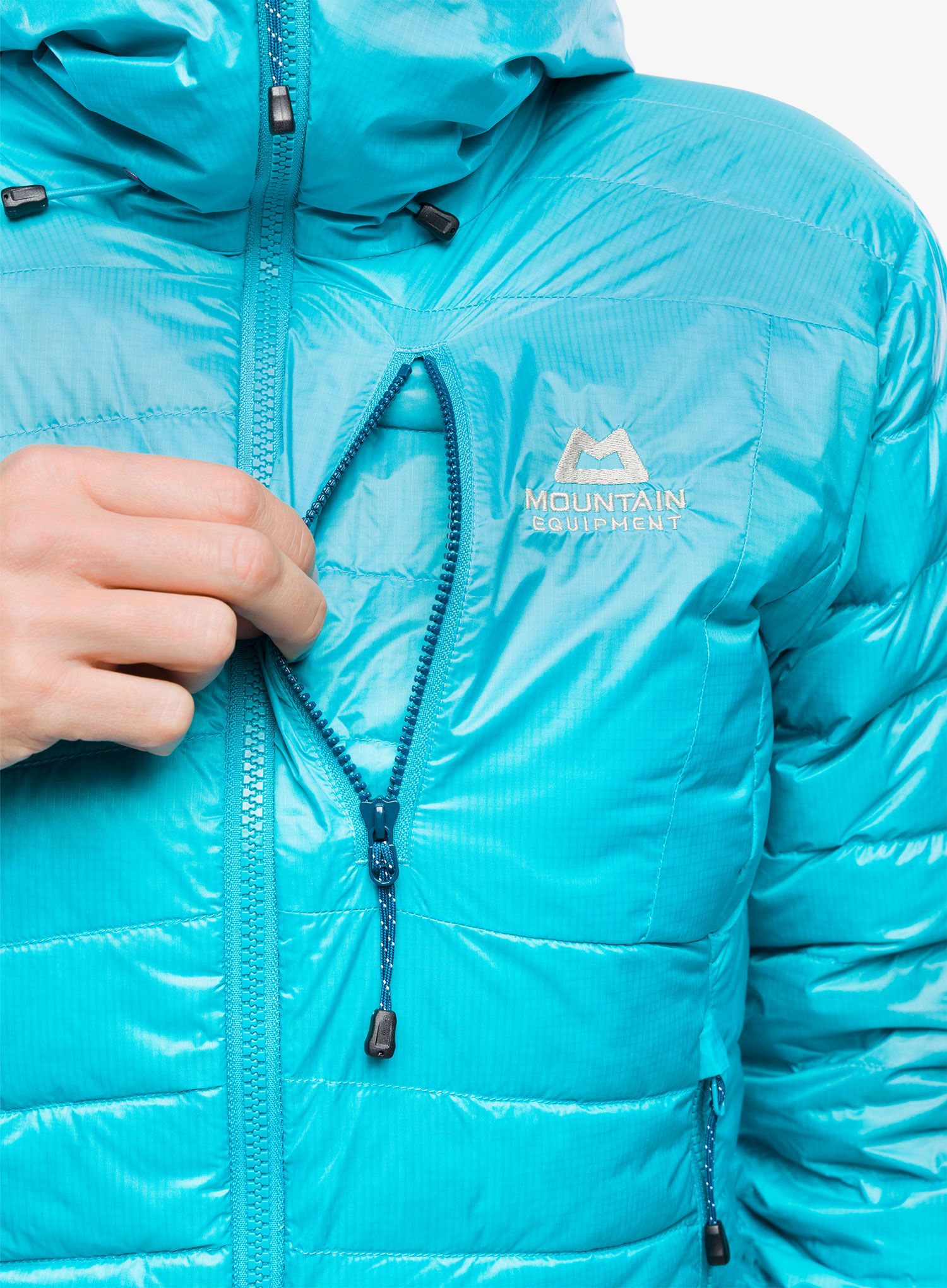 Ženska puhovka Mountain Equipment Baltoro Jacket - topaz