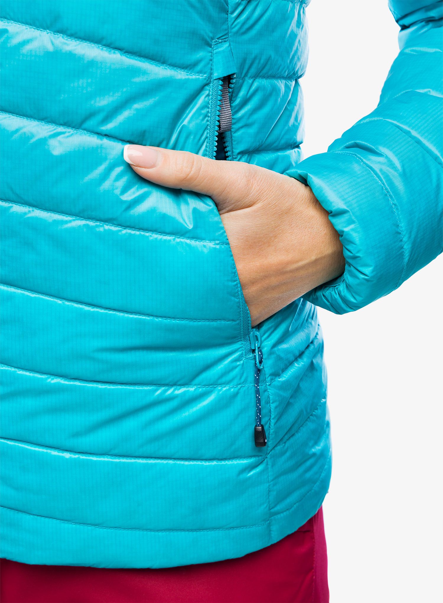 Ženska puhovka Mountain Equipment Baltoro Jacket - topaz