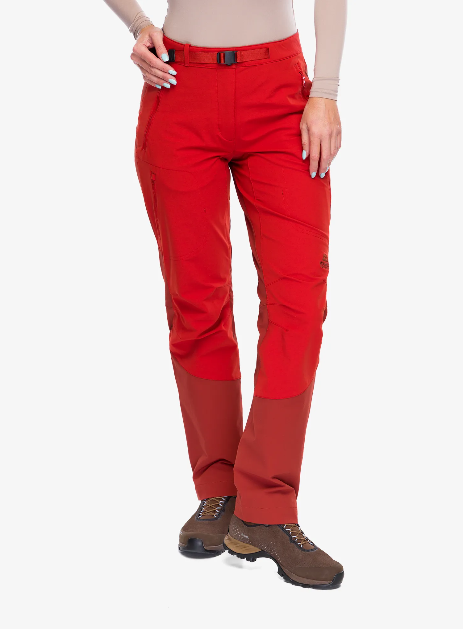 Ženske softshell hlače Mountain Equipment Chamois Pant AC - atlas red/burnt henna