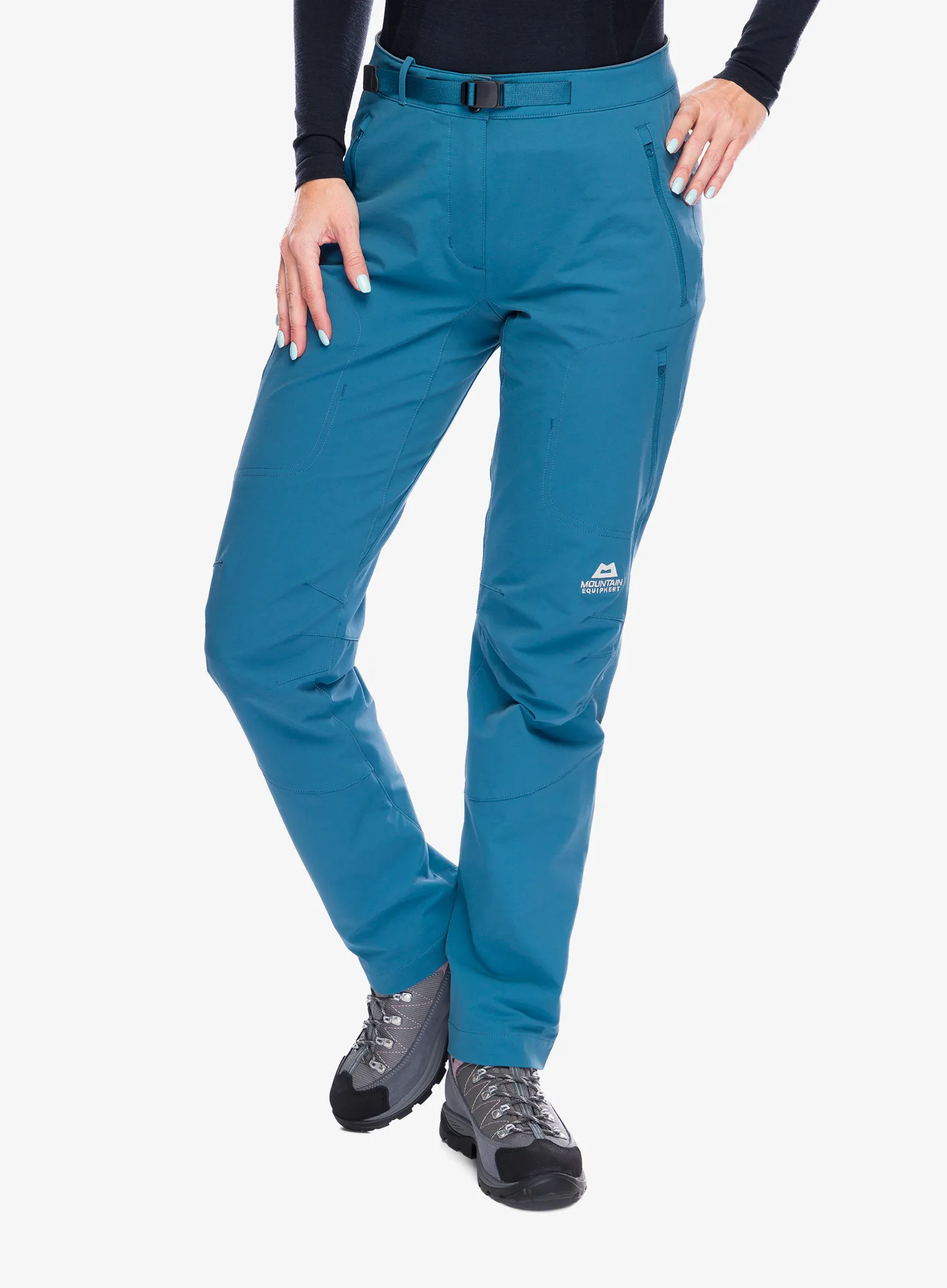 Ženske softshell hlače Mountain Equipment Chamois Pant - indian teal
