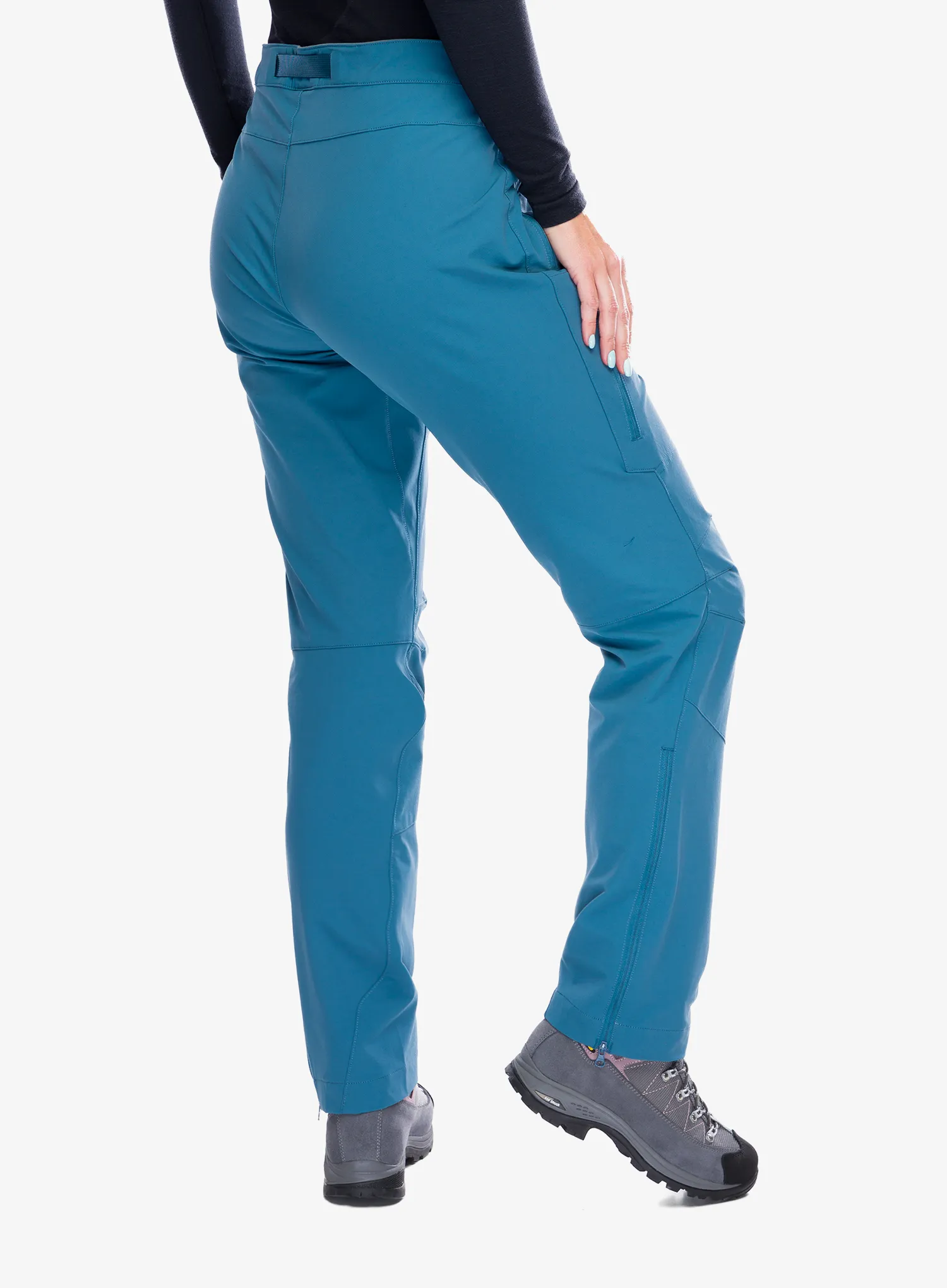 Ženske softshell hlače Mountain Equipment Chamois Pant - indian teal