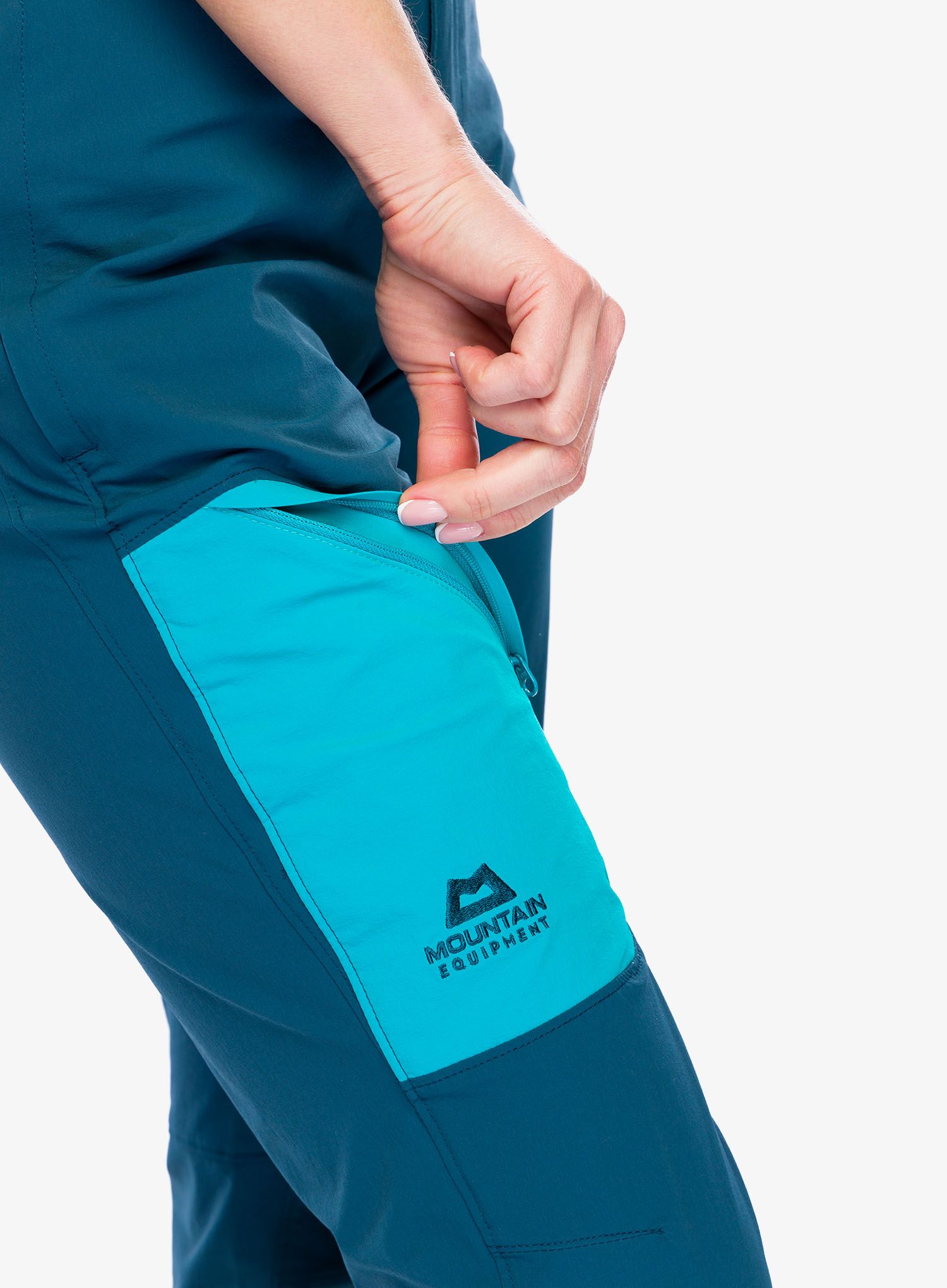 Ženske softshell hlače Mountain Equipment Comici 2 Pant - majolica blue/topaz