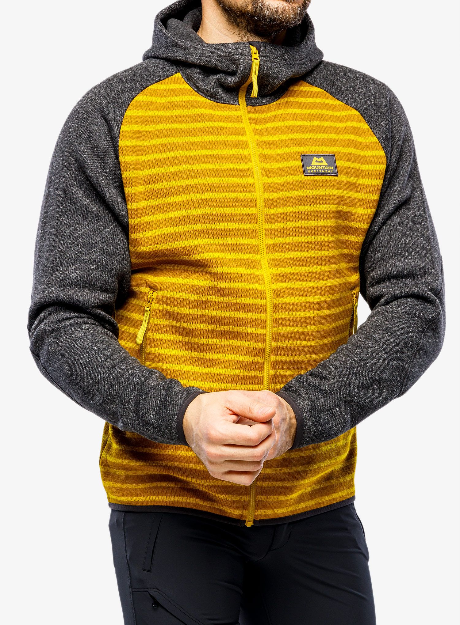 Flis Mountain Equipment Dark Days Hooded Jacket - acid stripe/anvil