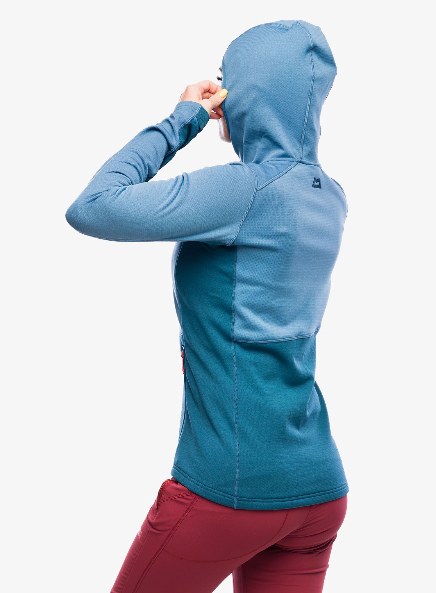 Ženska jopica Mountain Equipment Durian Hooded Jacket - stellar blue/majolica blue