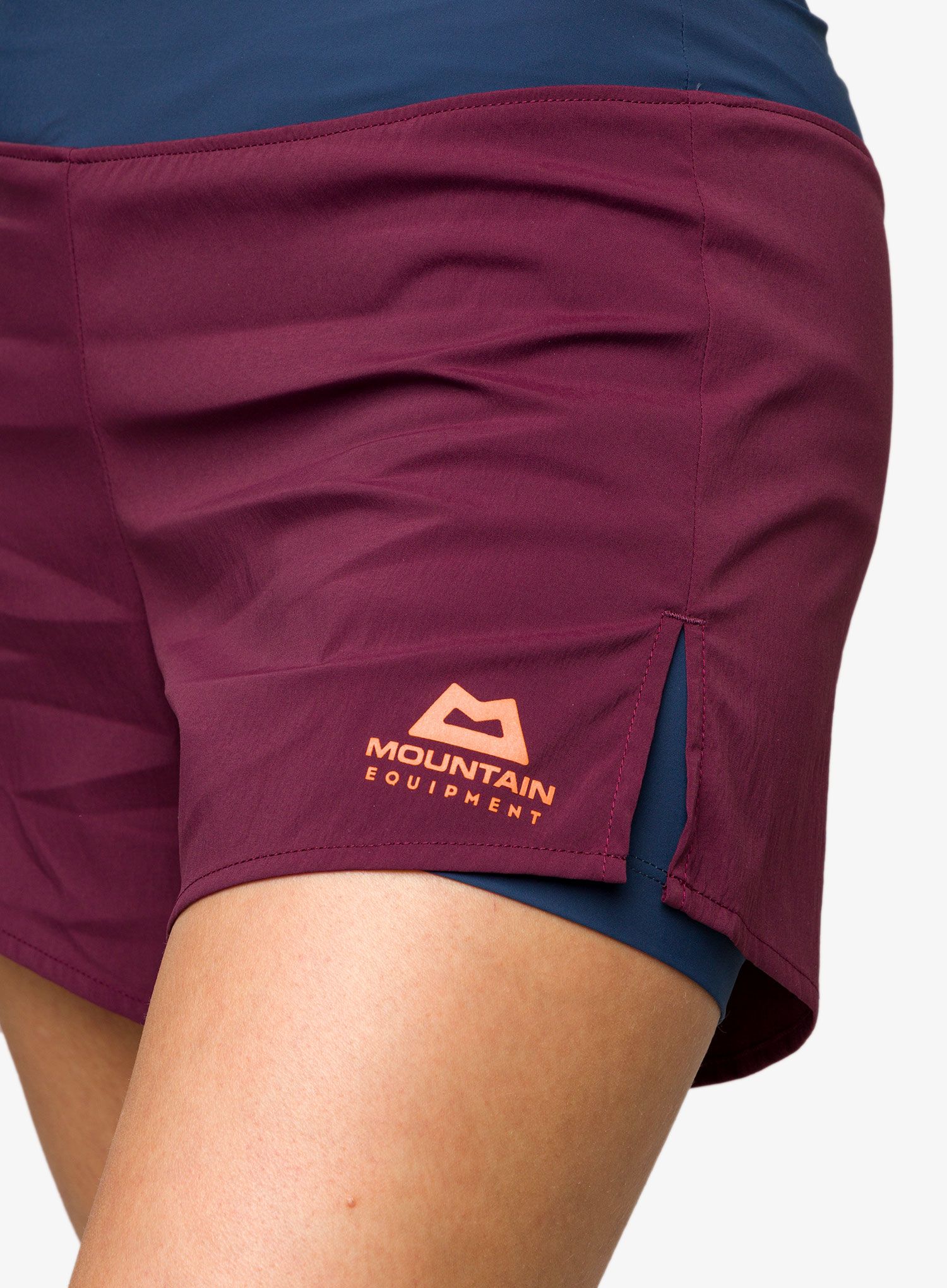 Ženske tekaške kratke hlače Mountain Equipment Dynamo Twin Short - raisin