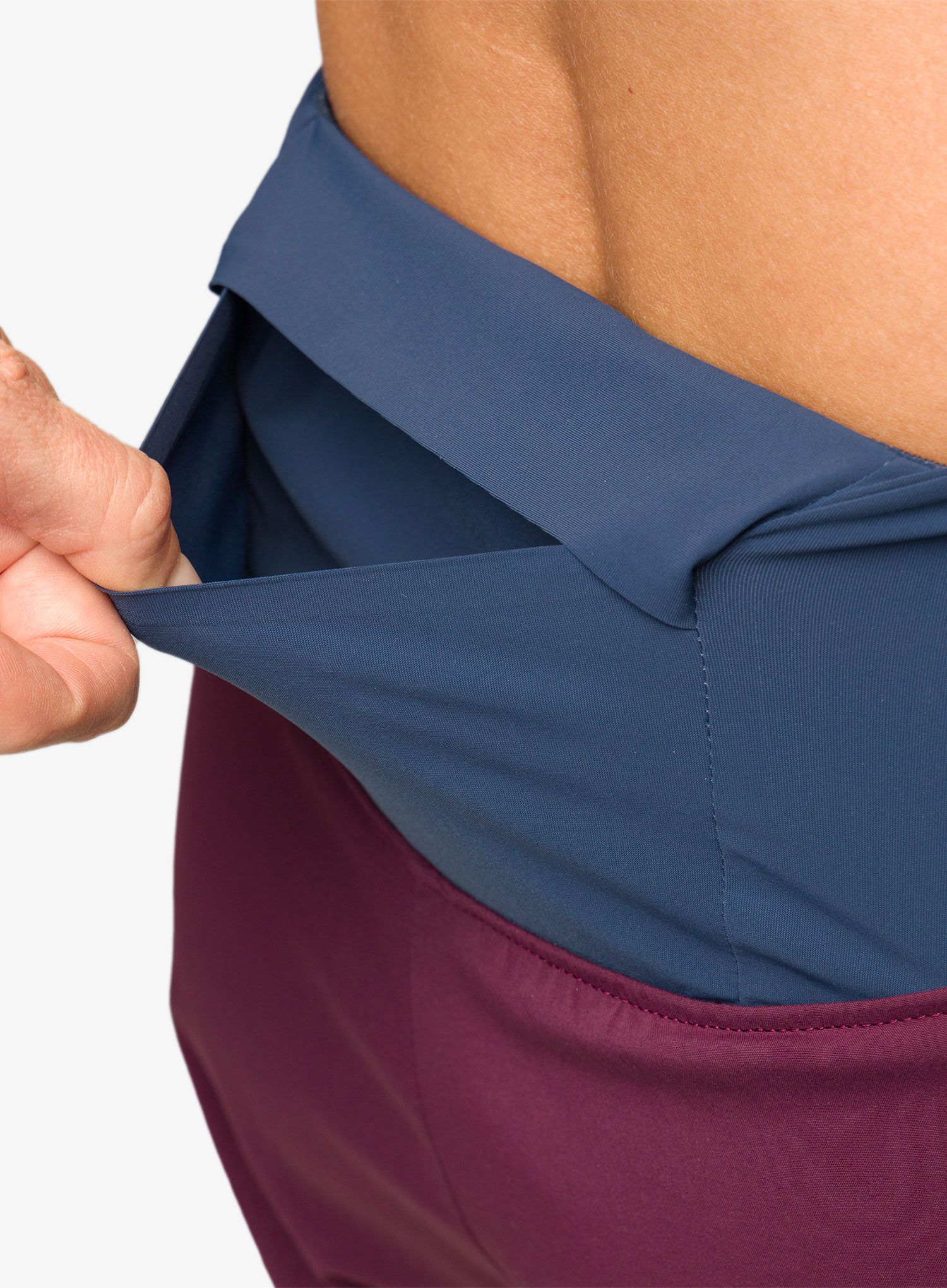 Ženske tekaške kratke hlače Mountain Equipment Dynamo Twin Short - raisin