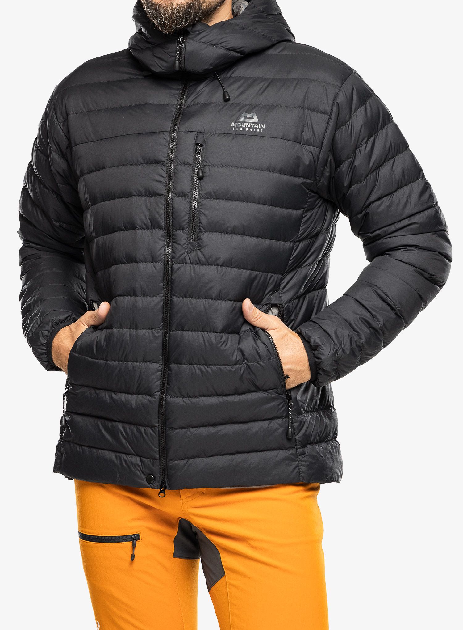 Puhovka Mountain Equipment Earthrise Hooded Jacket - black/black