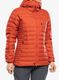 Ženska puhovka Mountain Equipment Earthrise Hooded Jacket - red rock