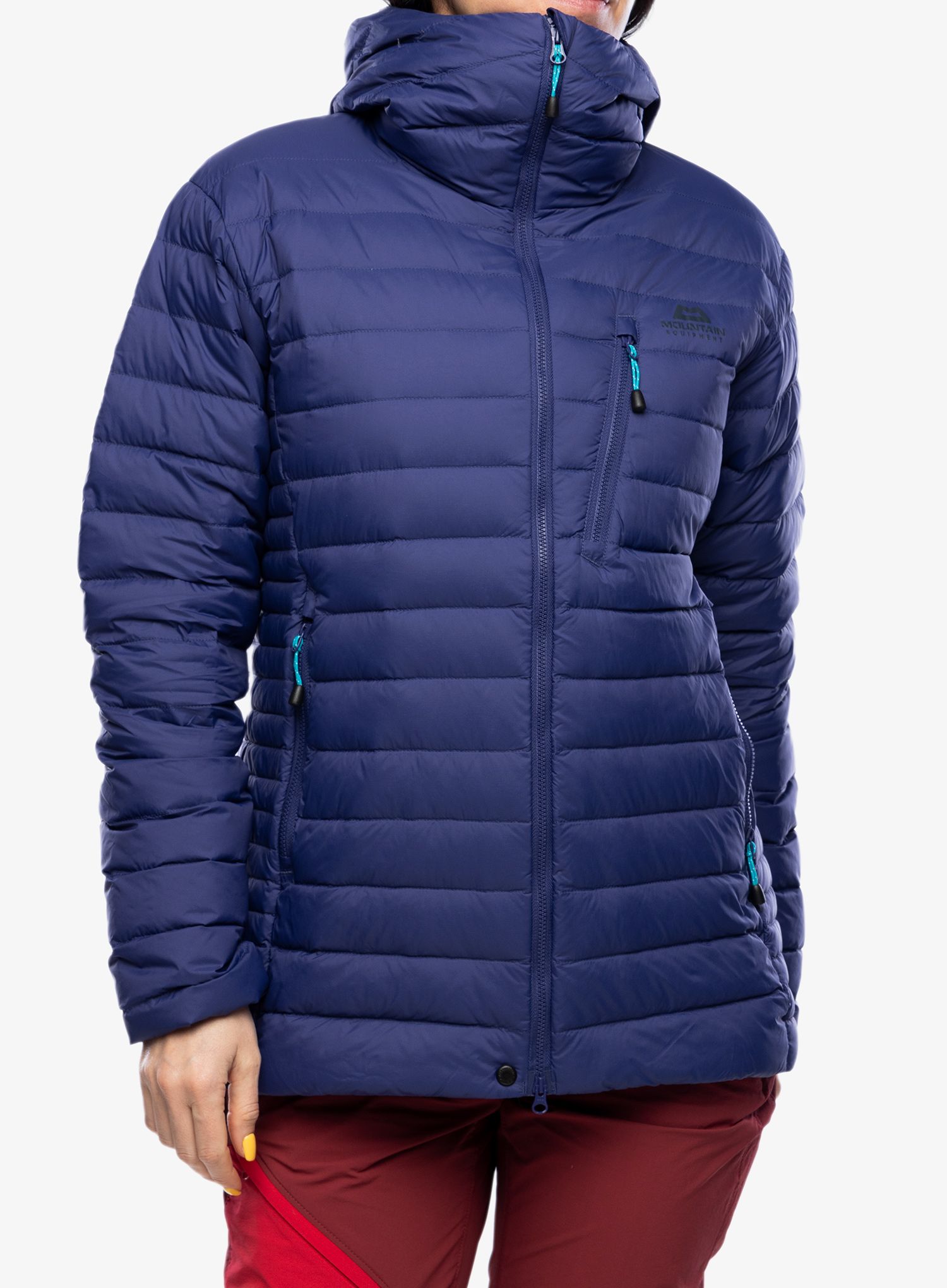 Ženska puhovka Mountain Equipment Earthrise Hooded Jacket - amethyst
