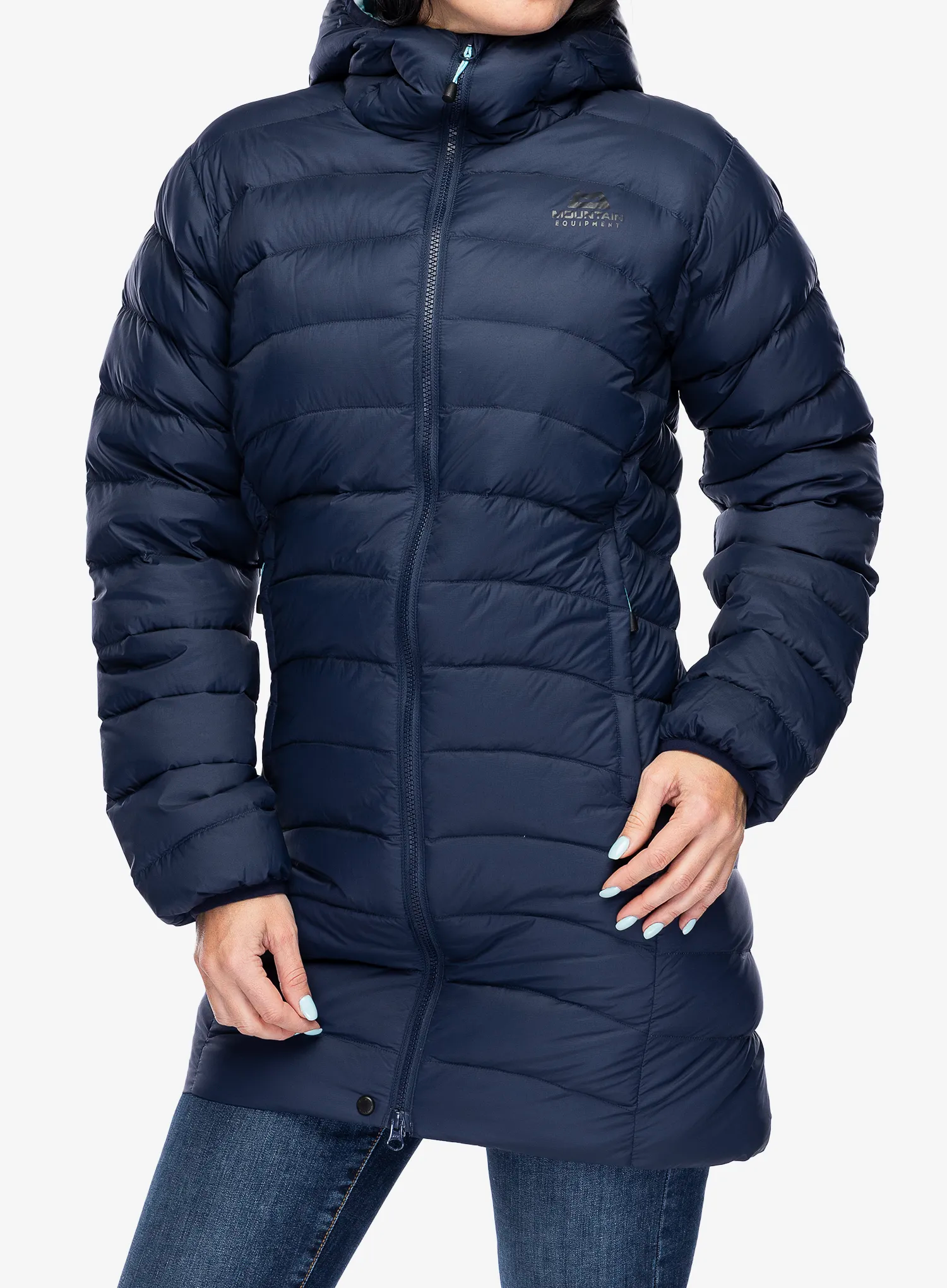 Puhast plašč Mountain Equipment Earthrise Parka - cosmos